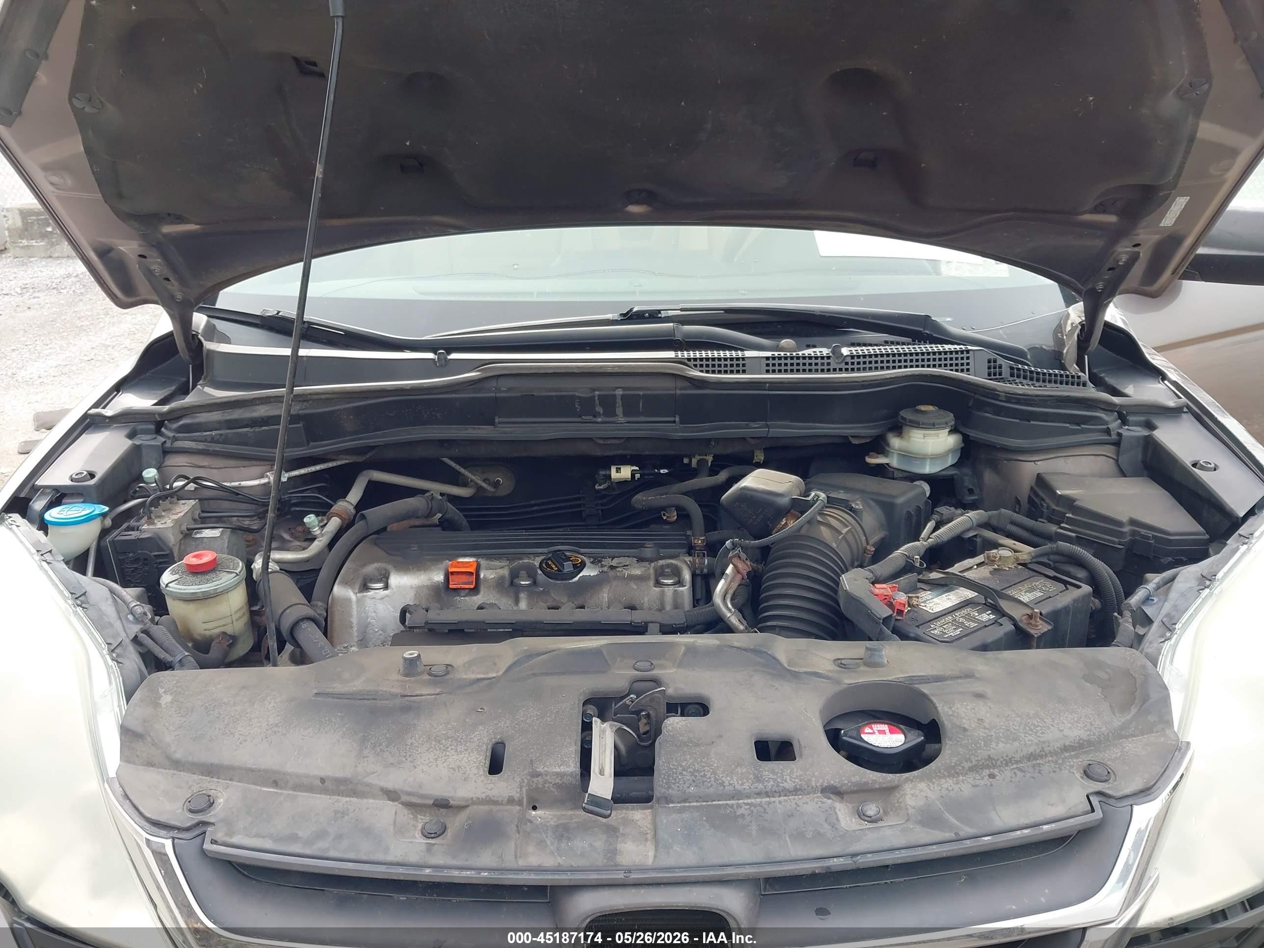 2010 Honda Cr-v Lx Gray vin: 5J6RE4H3XAL074888