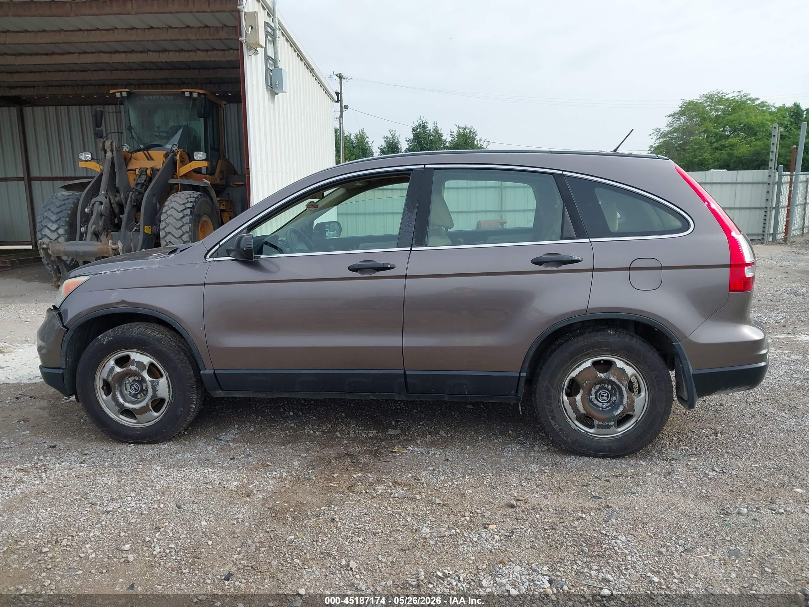 2010 Honda Cr-v Lx Gray vin: 5J6RE4H3XAL074888