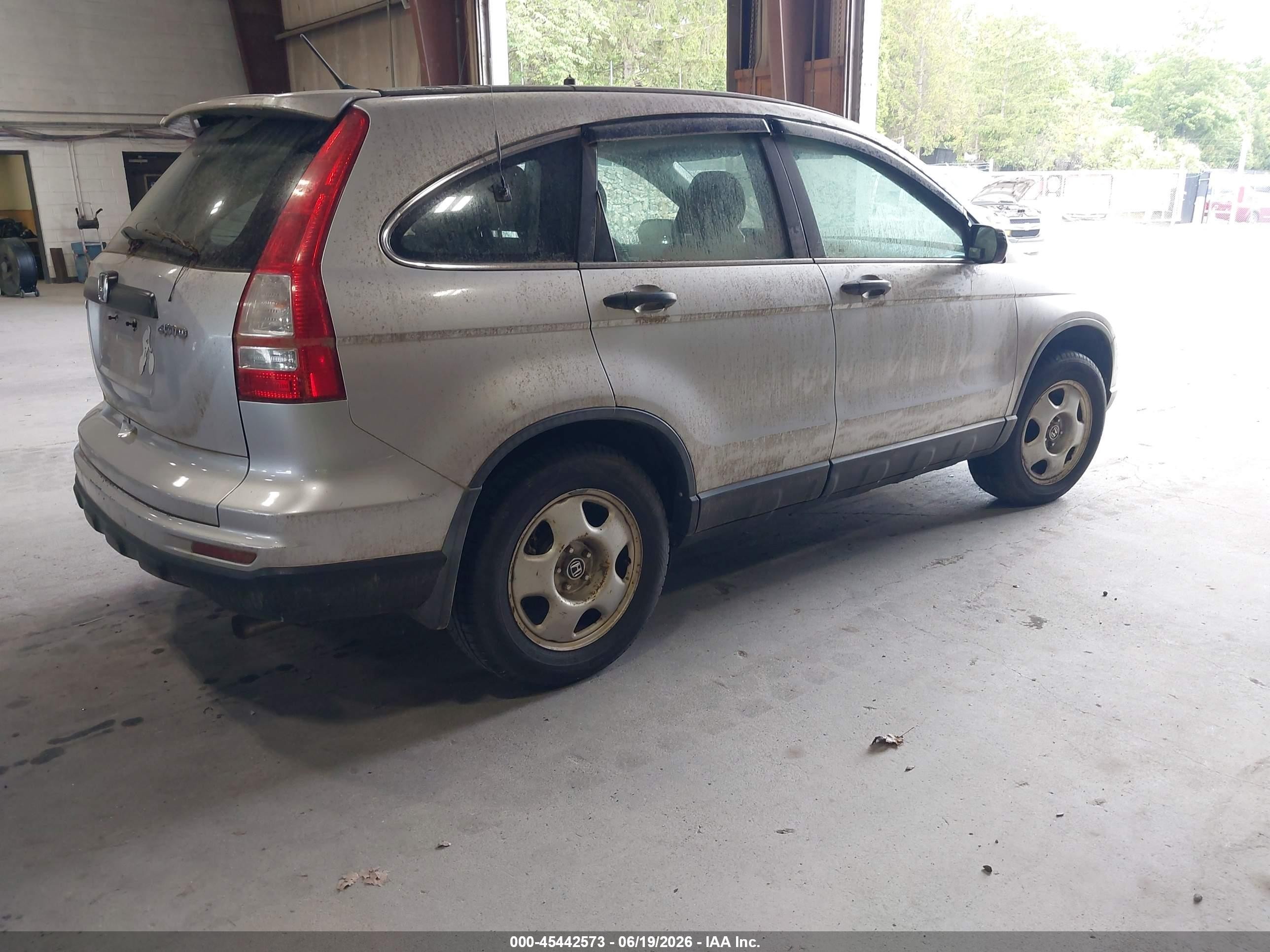 2010 Honda Cr-v Lx Серый vin: 5J6RE4H3XAL086491