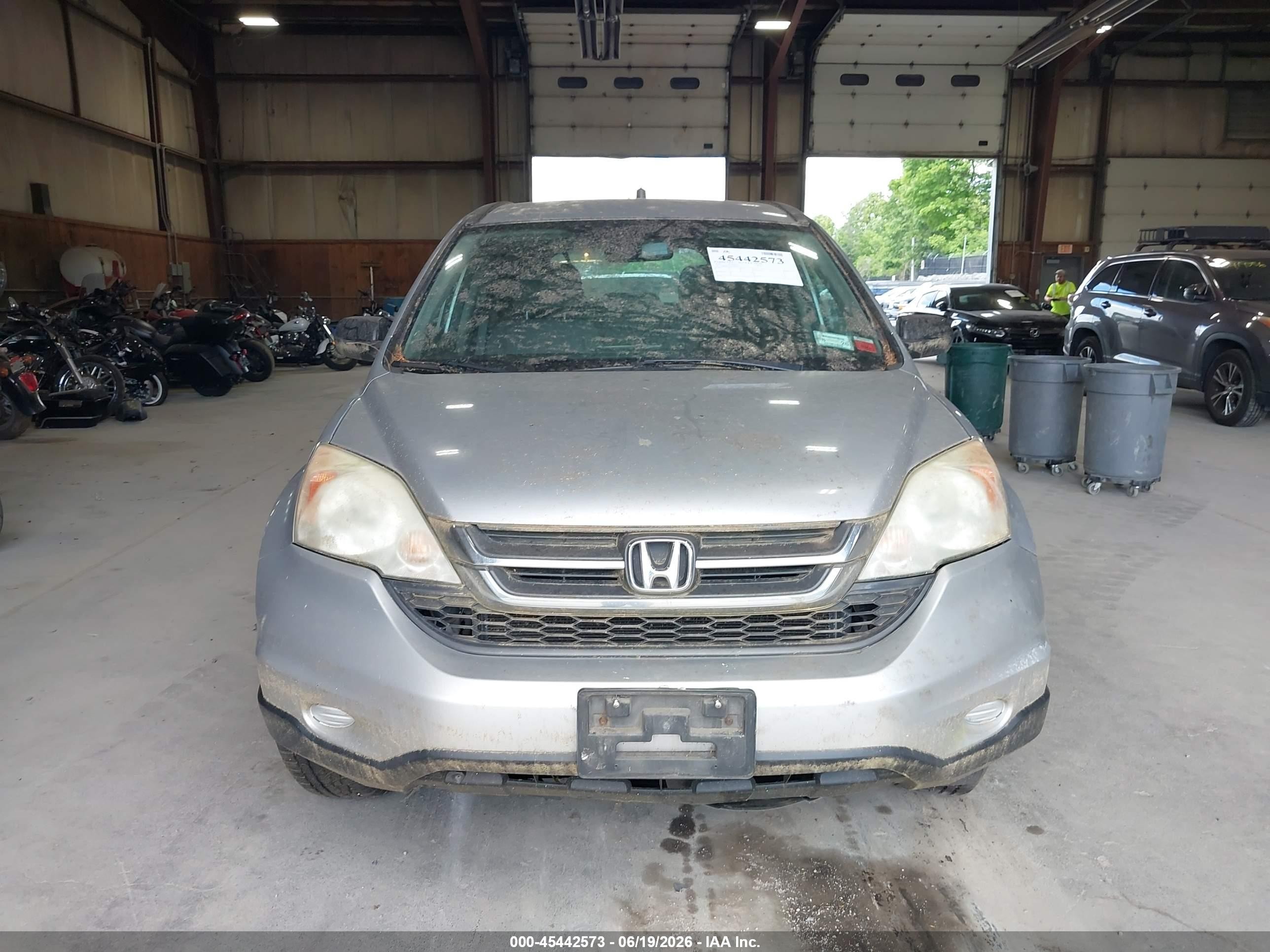 2010 Honda Cr-v Lx Серый vin: 5J6RE4H3XAL086491
