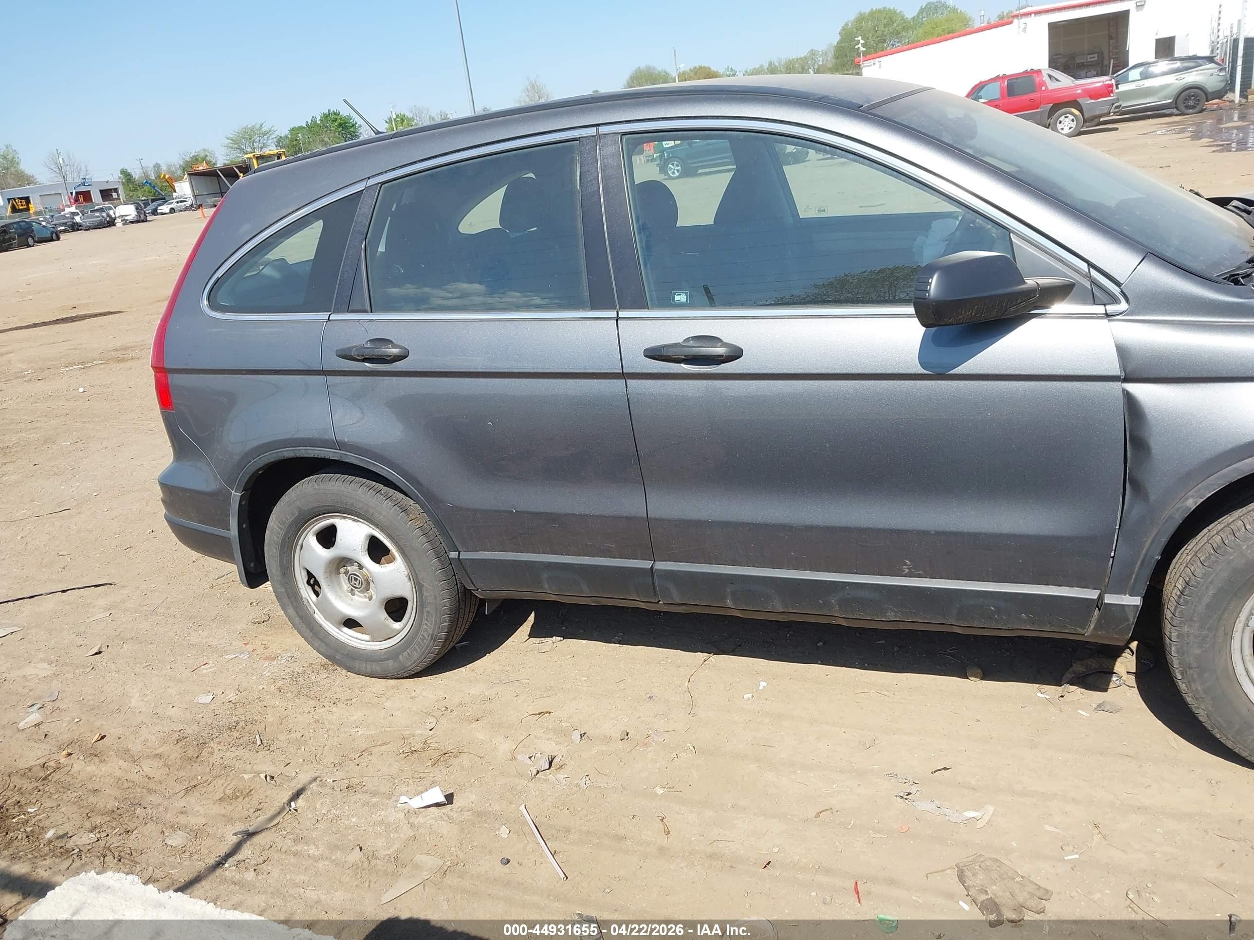 2010 Honda Cr-v Lx Gray vin: 5J6RE4H3XAL093926