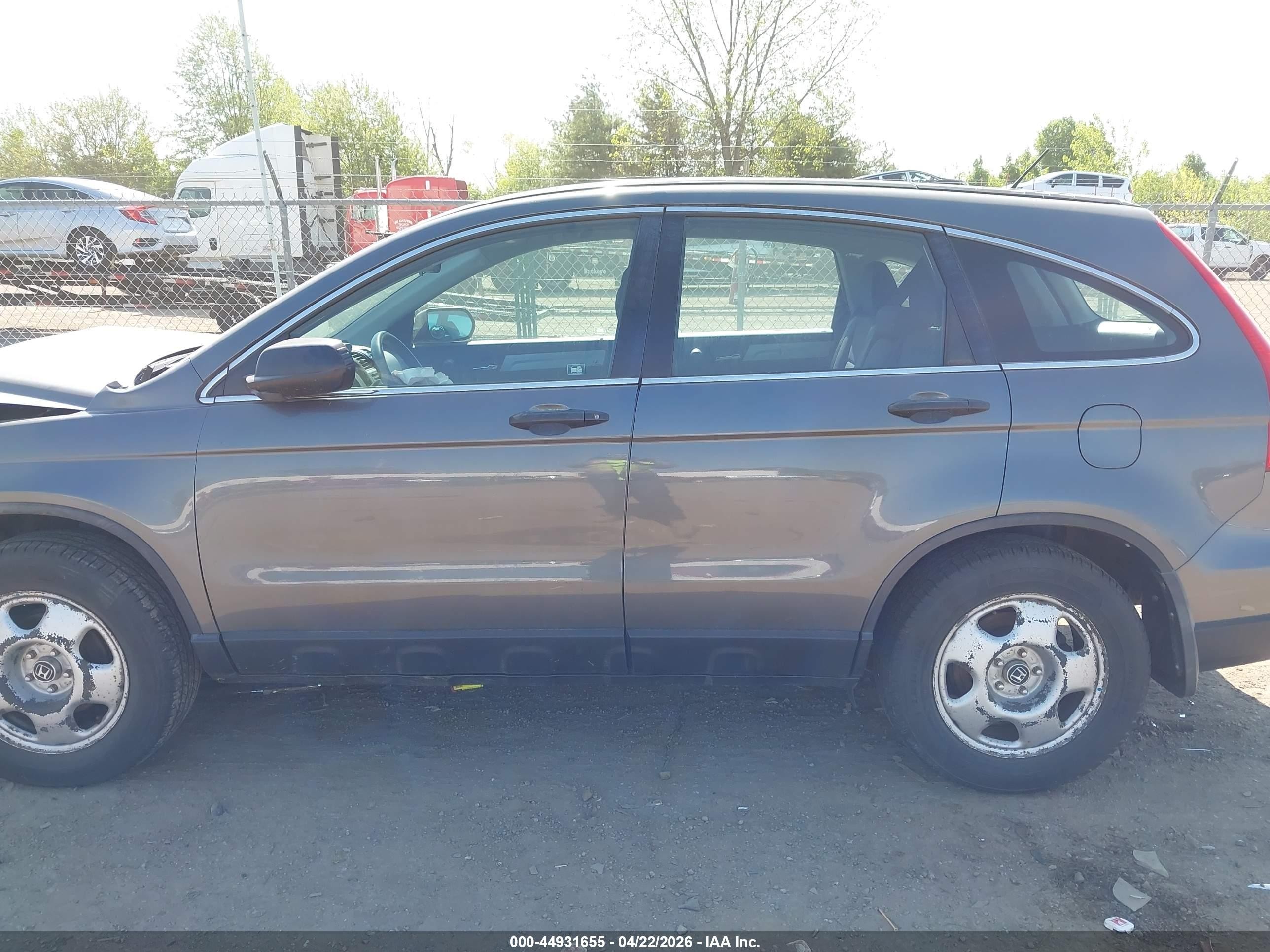 2010 Honda Cr-v Lx Gray vin: 5J6RE4H3XAL093926