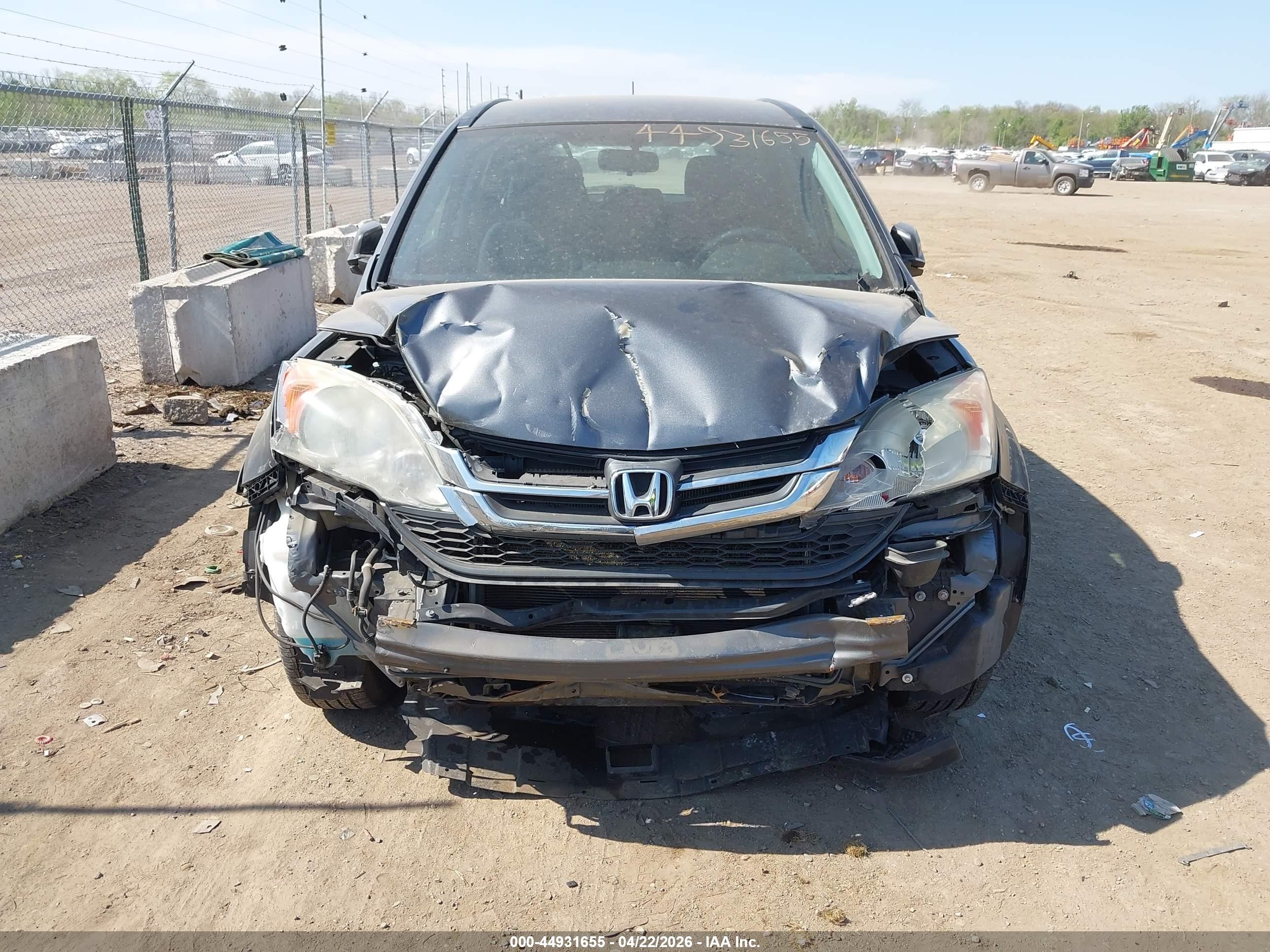 2010 Honda Cr-v Lx Gray vin: 5J6RE4H3XAL093926