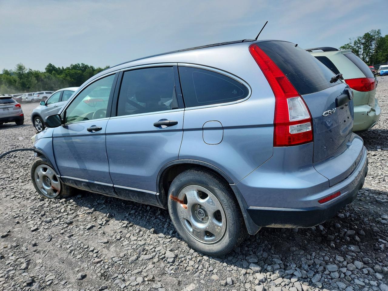 2010 Honda Cr-v Lx Blue vin: 5J6RE4H3XAL097121