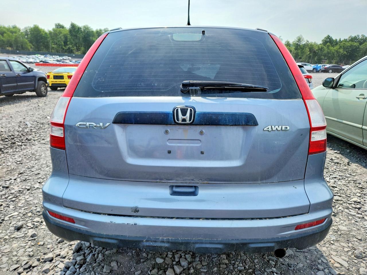 2010 Honda Cr-v Lx Blue vin: 5J6RE4H3XAL097121