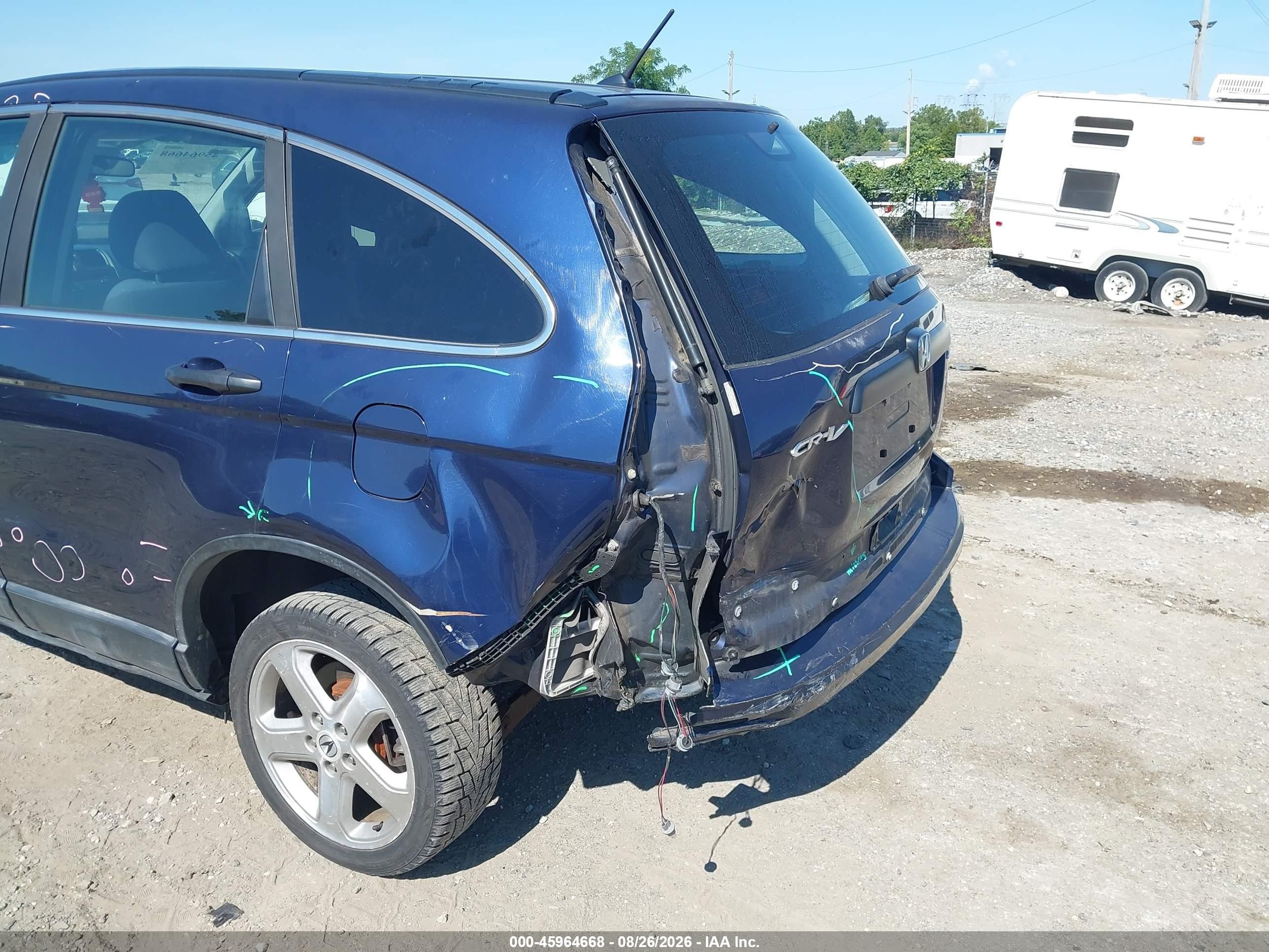 2010 Honda Cr-v Lx Navy vin: 5J6RE4H3XAL098365