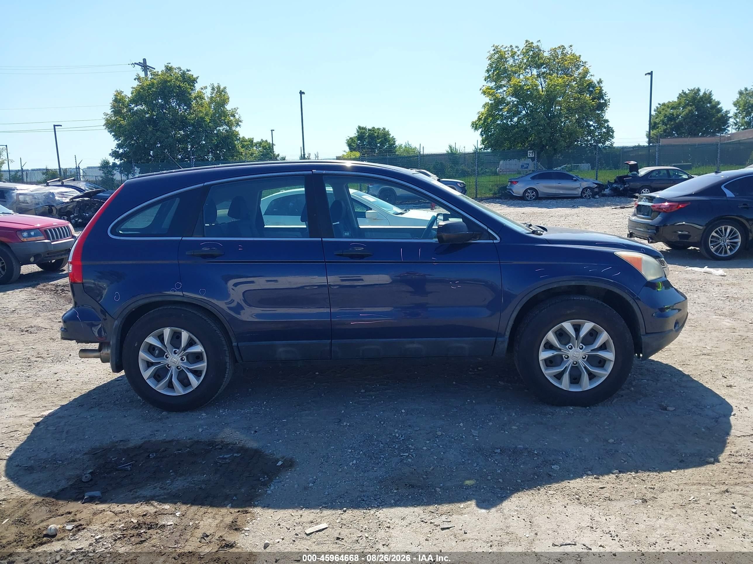 2010 Honda Cr-v Lx Navy vin: 5J6RE4H3XAL098365