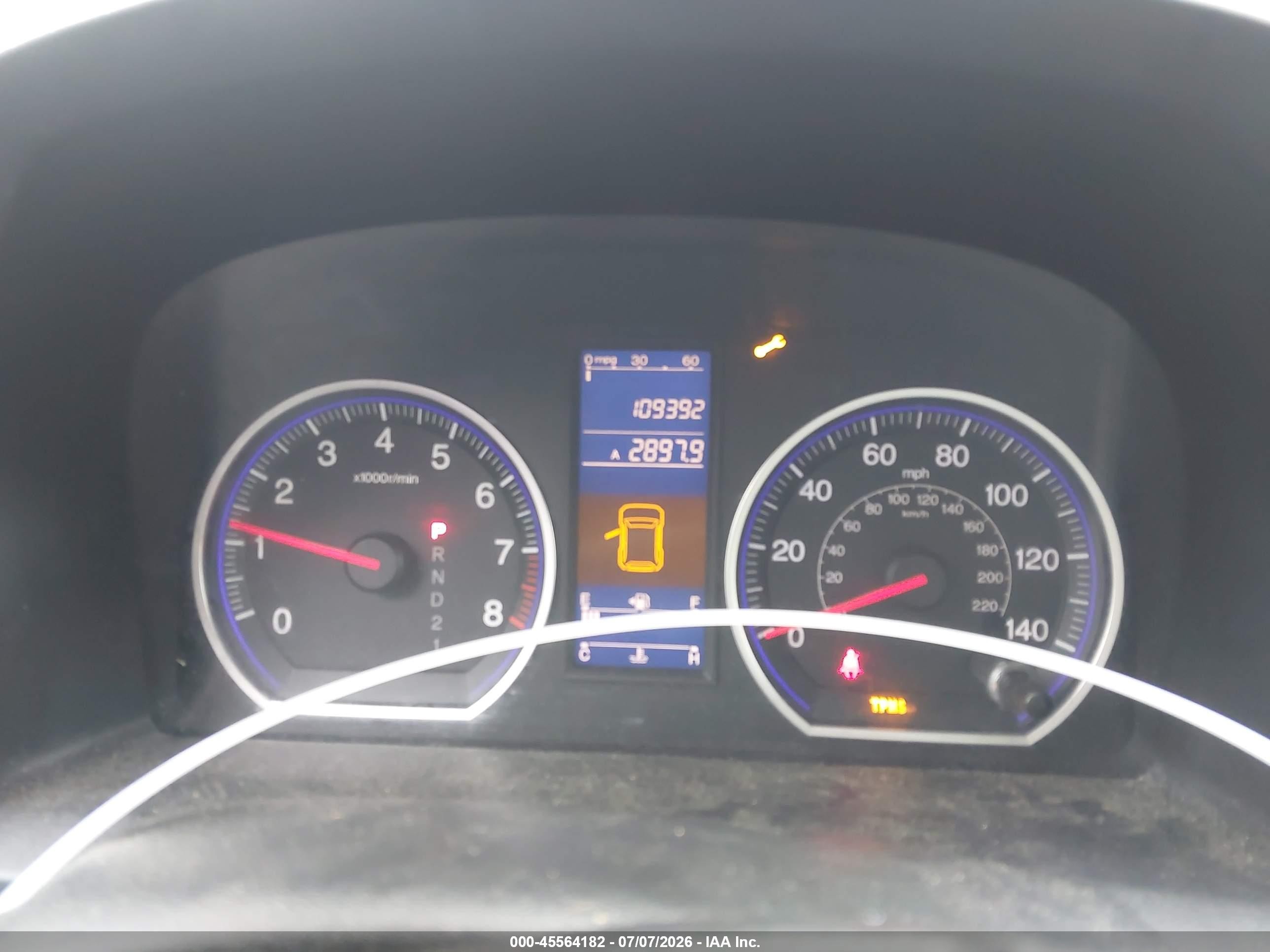2011 Honda Cr-v Lx Blue vin: 5J6RE4H3XBL014756