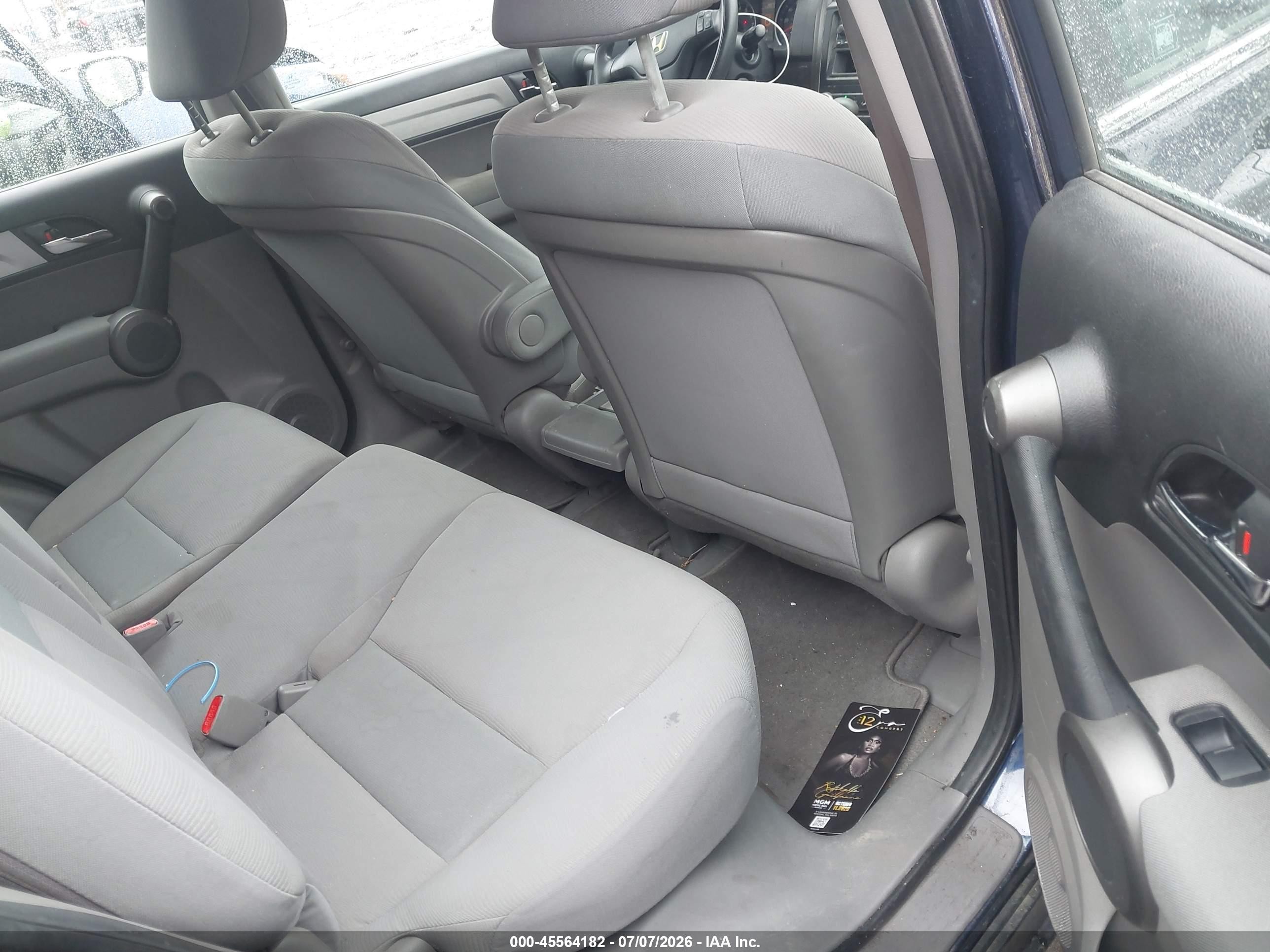 2011 Honda Cr-v Lx Blue vin: 5J6RE4H3XBL014756