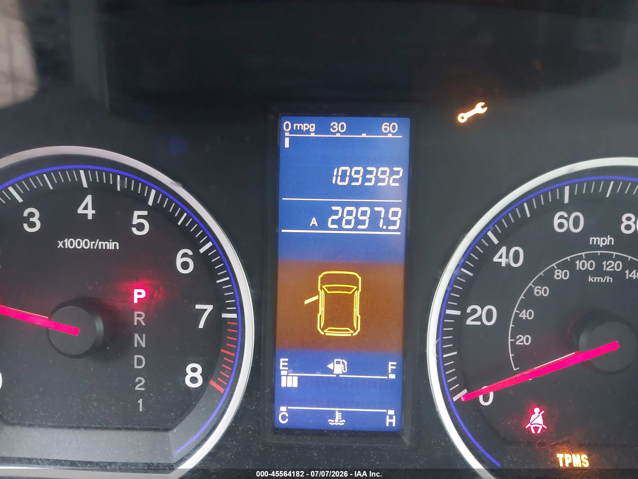 2011 Honda Cr-v Lx Blue vin: 5J6RE4H3XBL014756