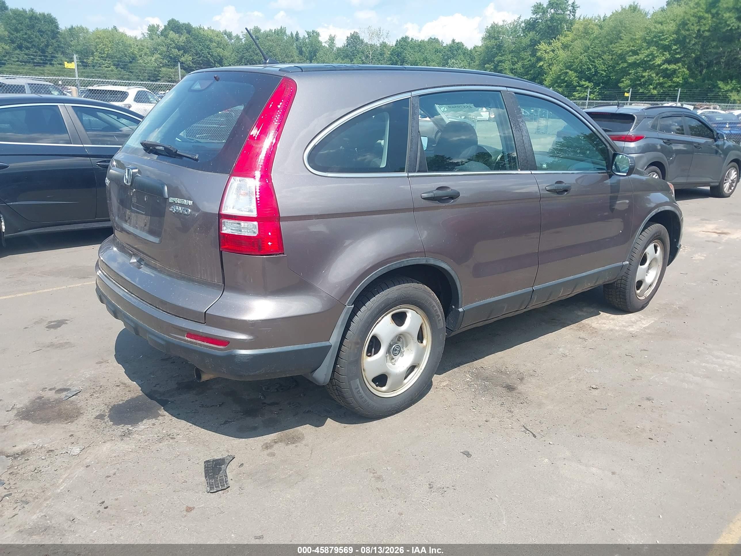 2011 Honda Cr-v Lx Dark Brown vin: 5J6RE4H3XBL021321