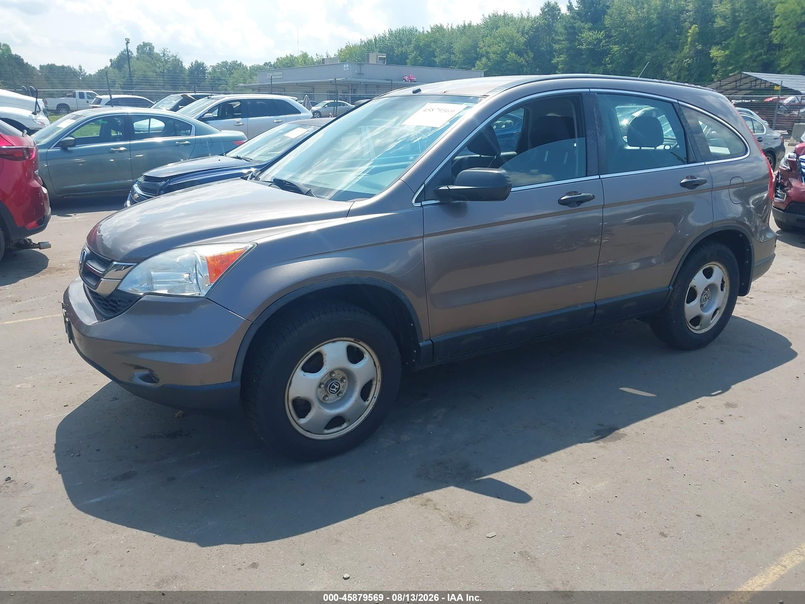 2011 Honda Cr-v Lx Dark Brown vin: 5J6RE4H3XBL021321