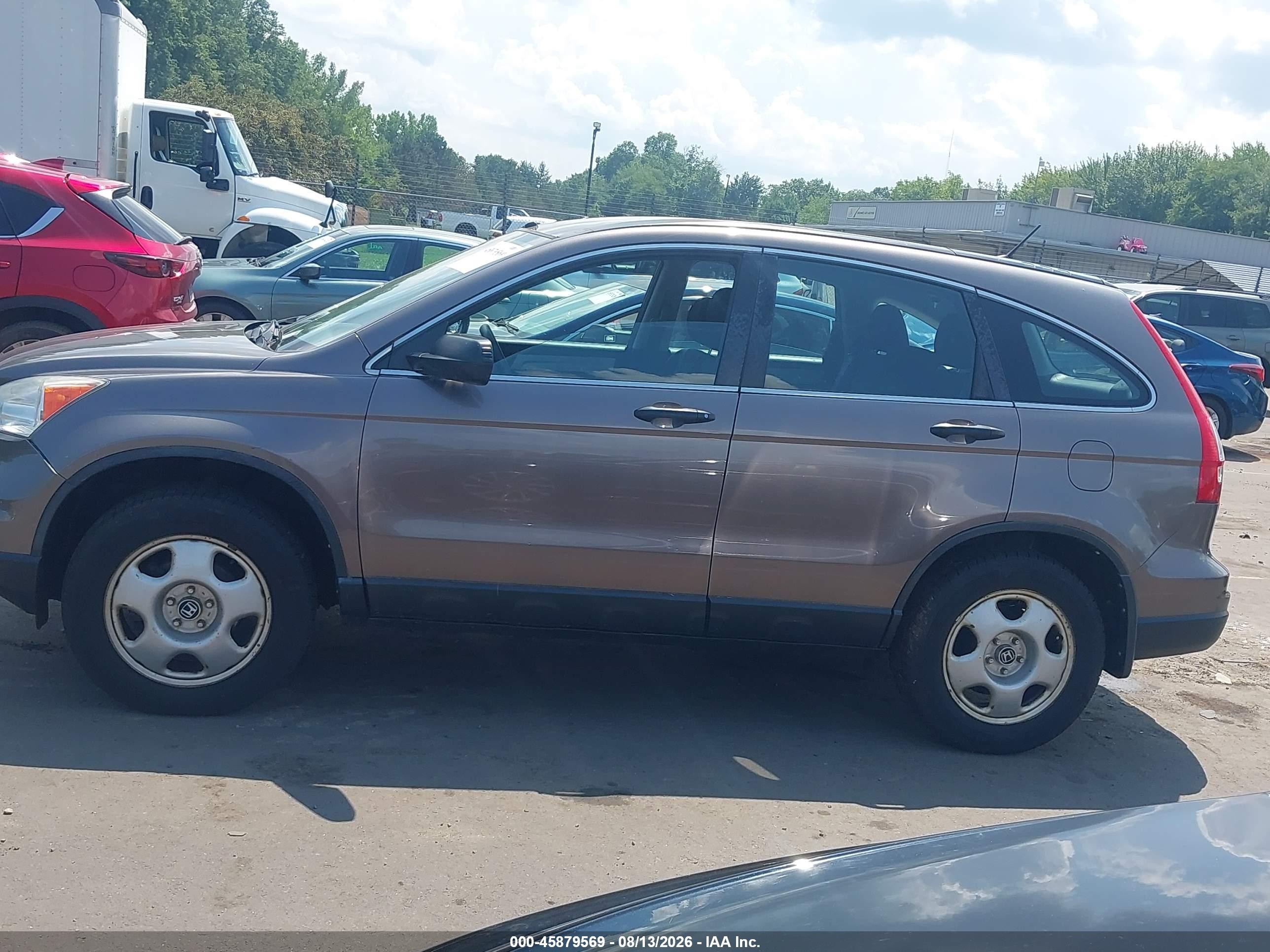 2011 Honda Cr-v Lx Dark Brown vin: 5J6RE4H3XBL021321