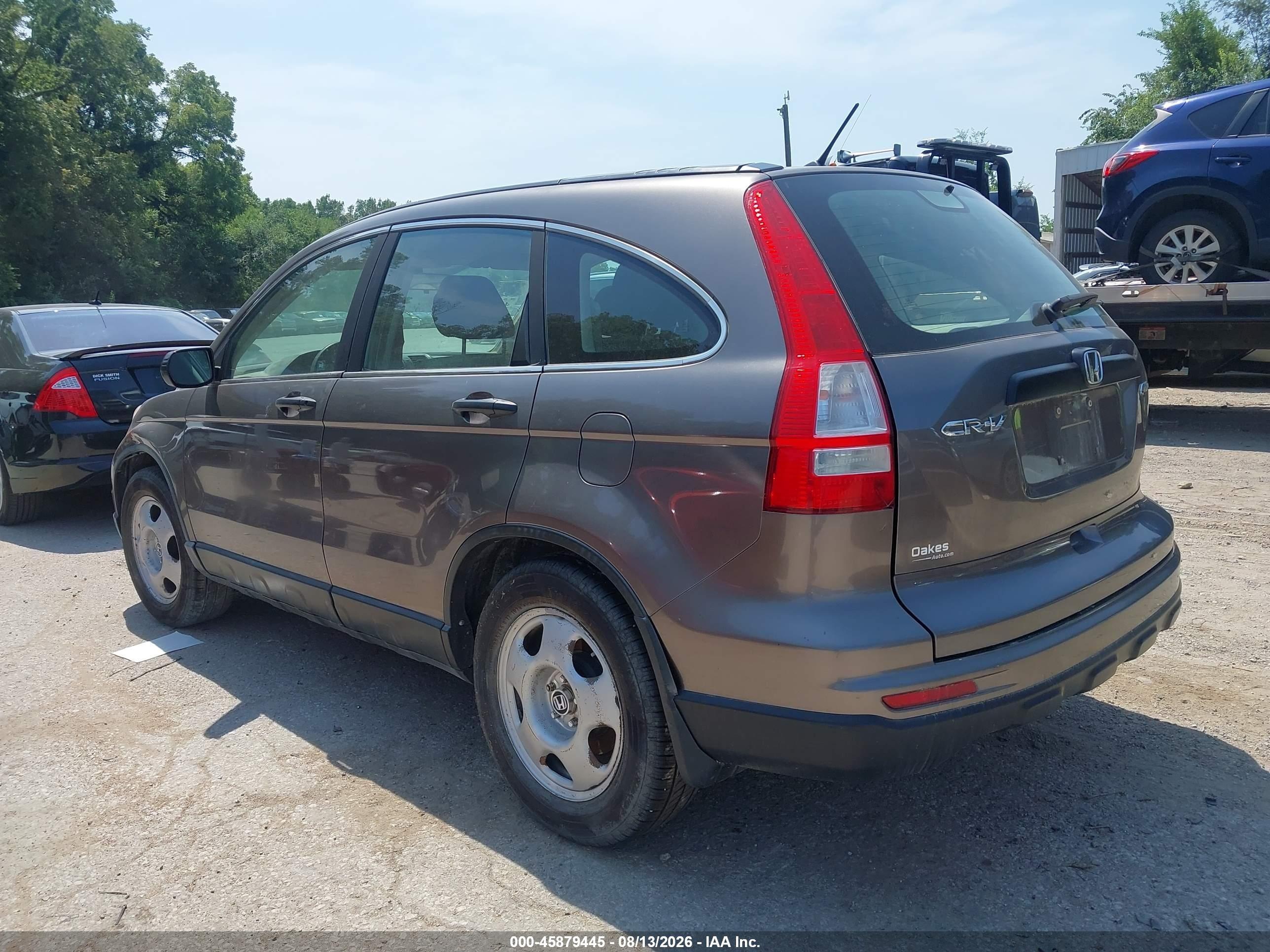 2011 Honda Cr-v Lx Gray vin: 5J6RE4H3XBL046252