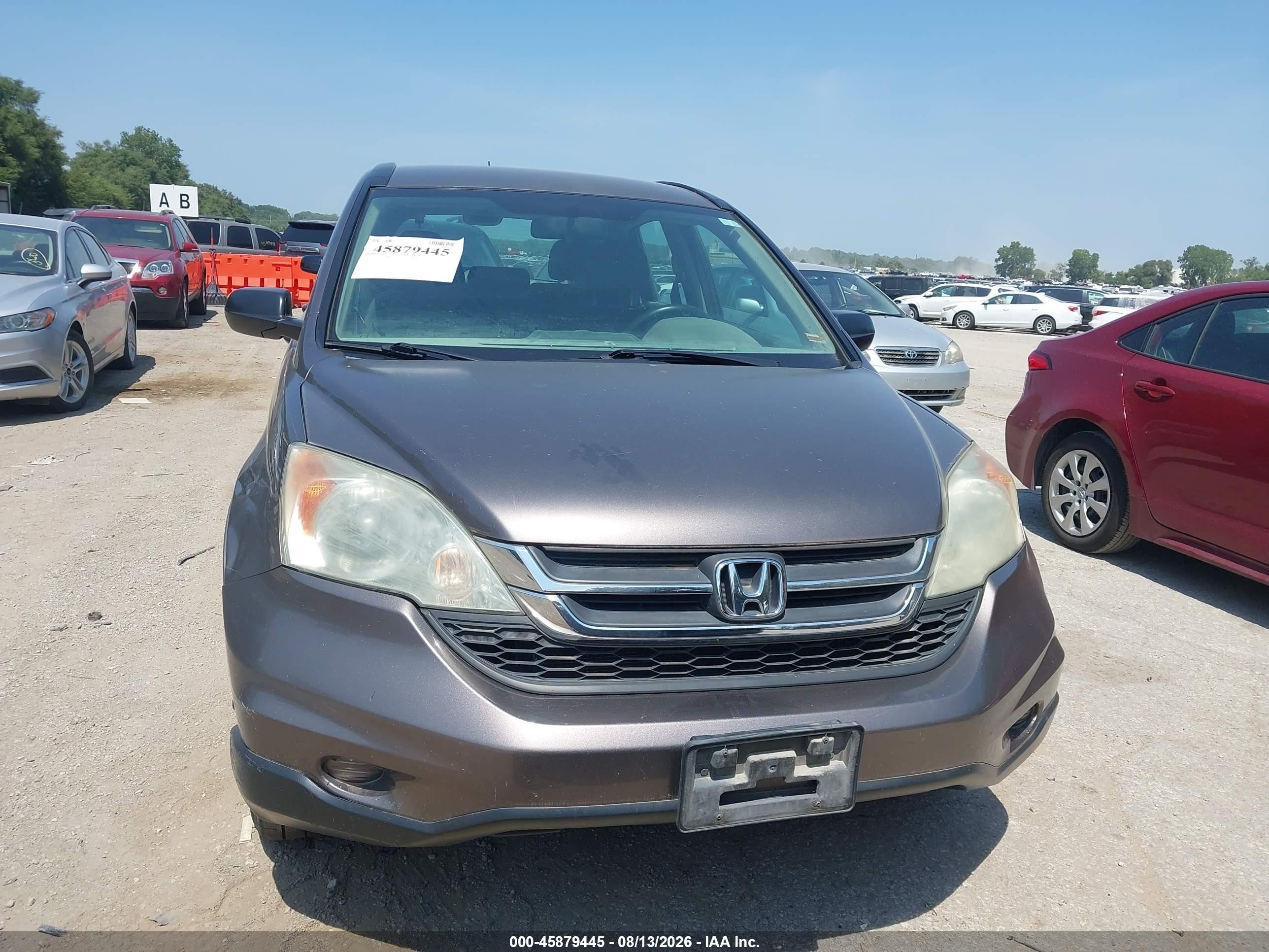 2011 Honda Cr-v Lx Gray vin: 5J6RE4H3XBL046252