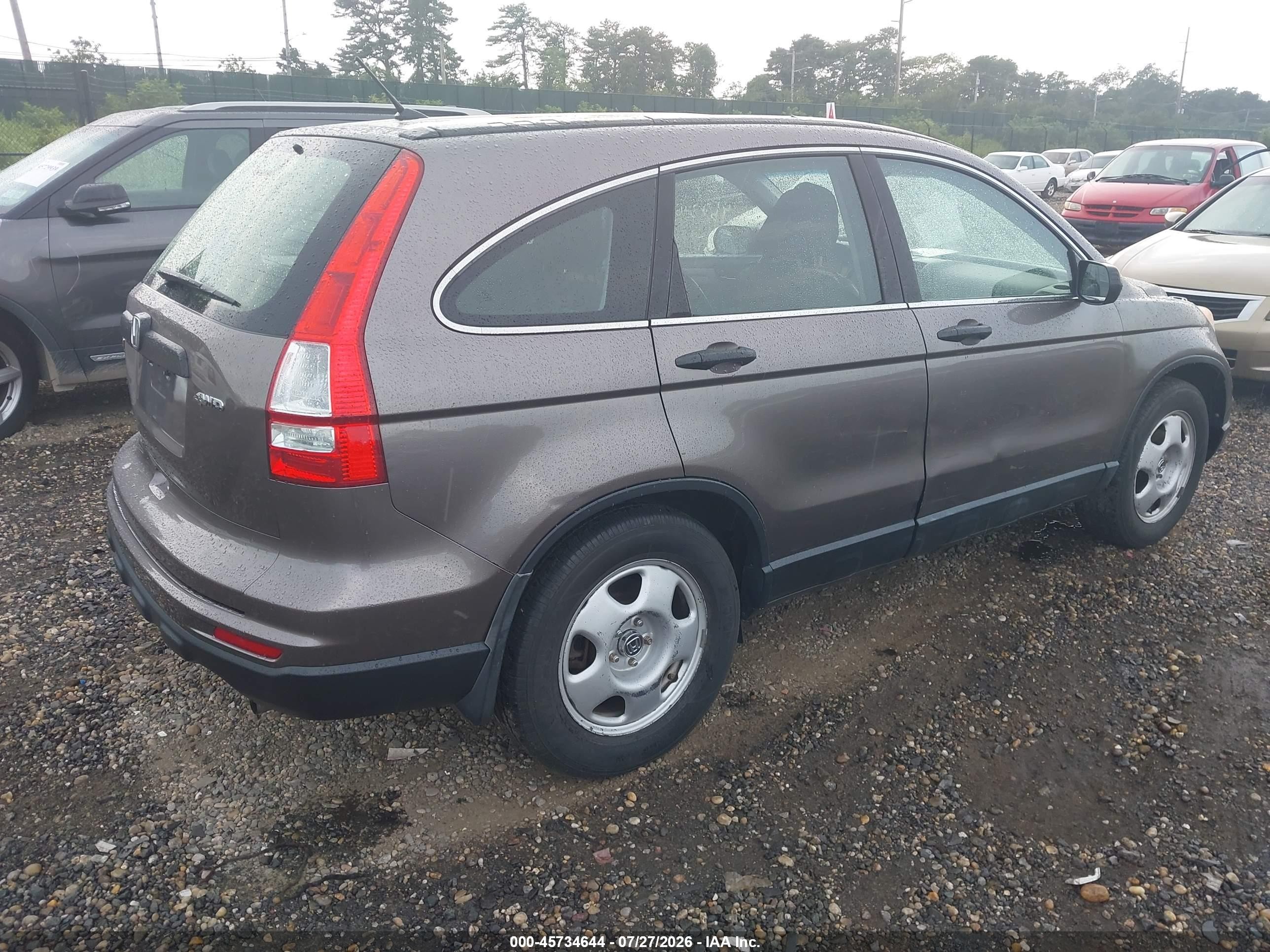 2011 Honda Cr-v Lx Brown vin: 5J6RE4H3XBL058420