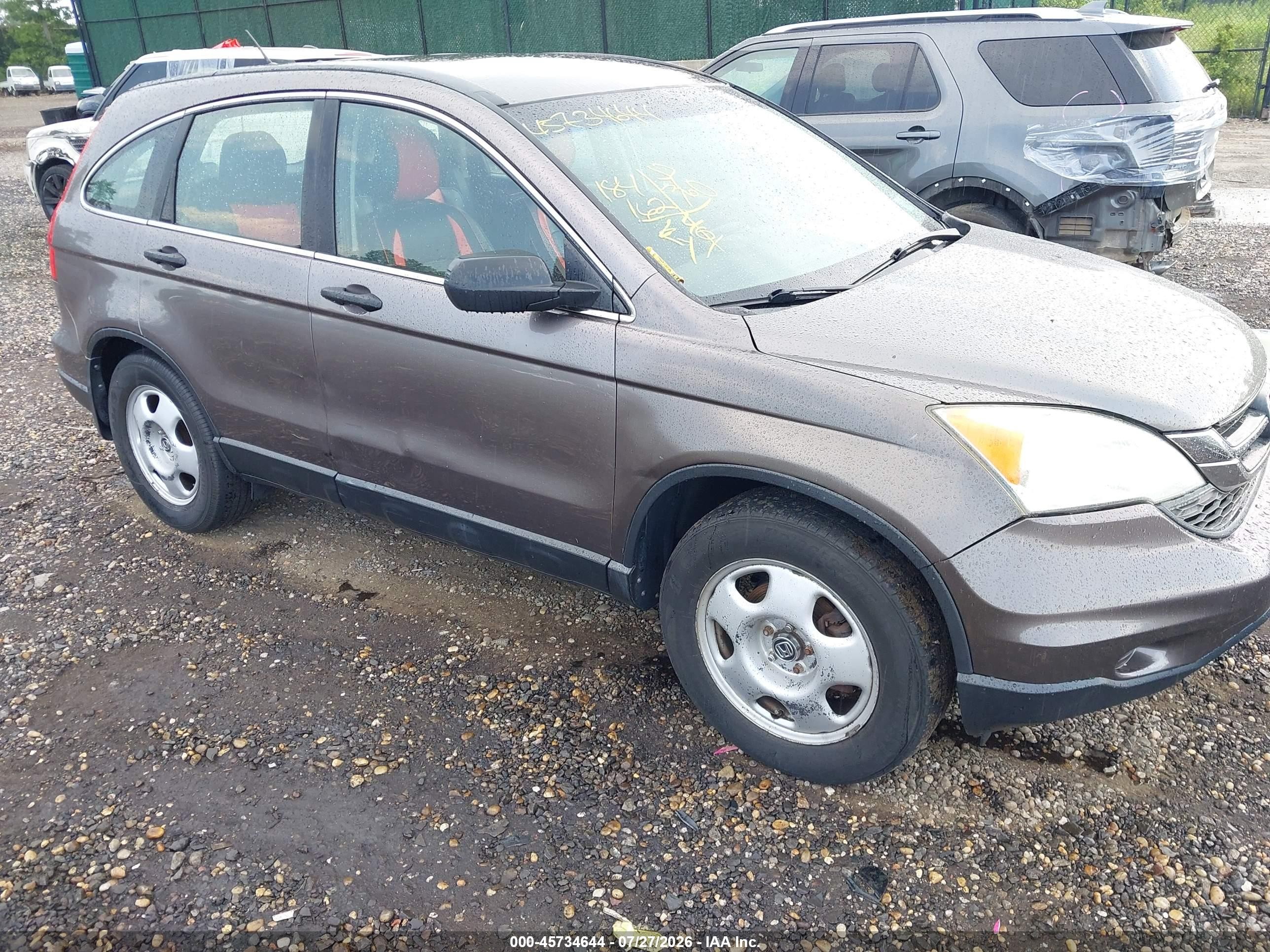 2011 Honda Cr-v Lx Brown vin: 5J6RE4H3XBL058420