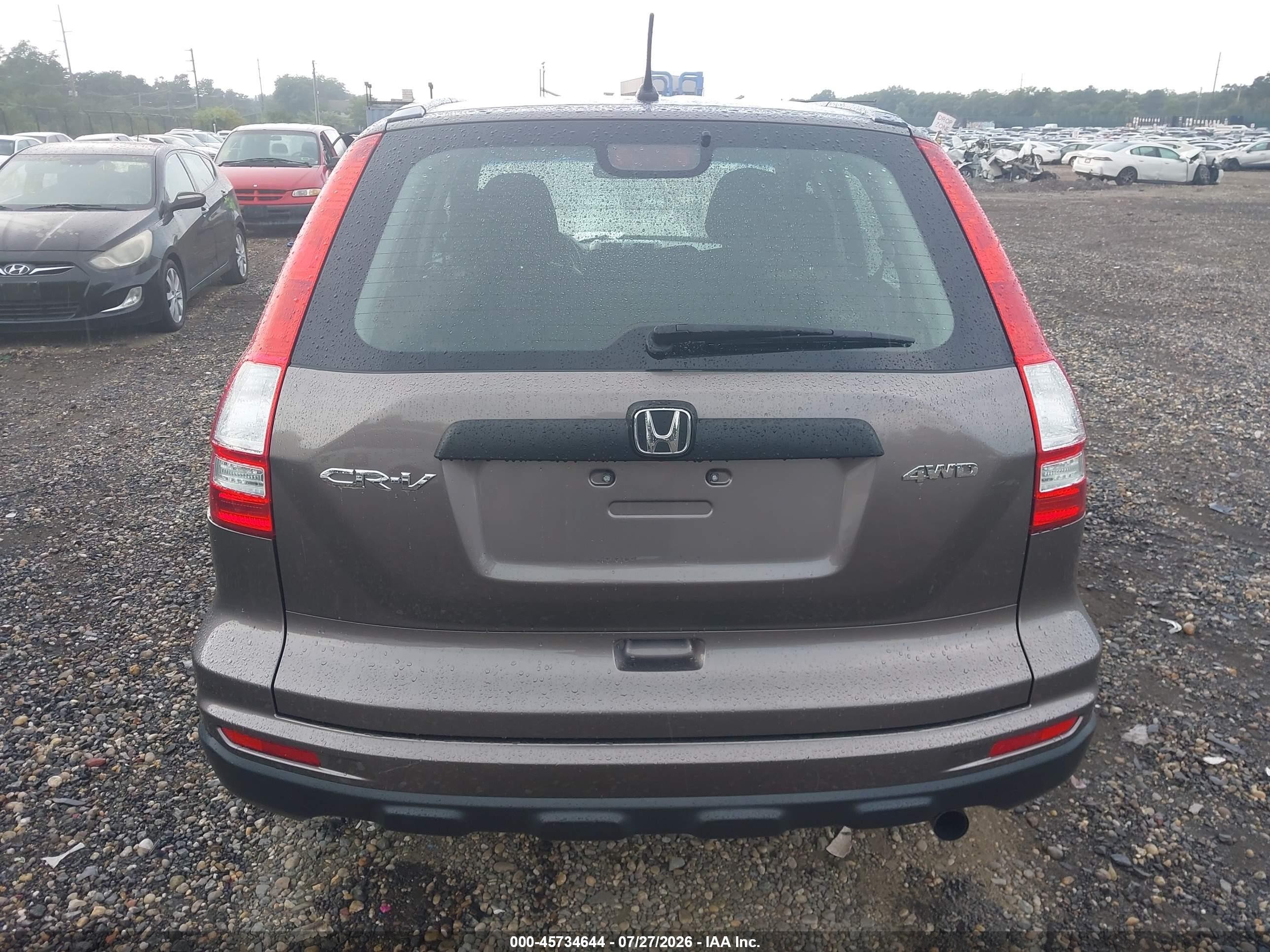 2011 Honda Cr-v Lx Brown vin: 5J6RE4H3XBL058420