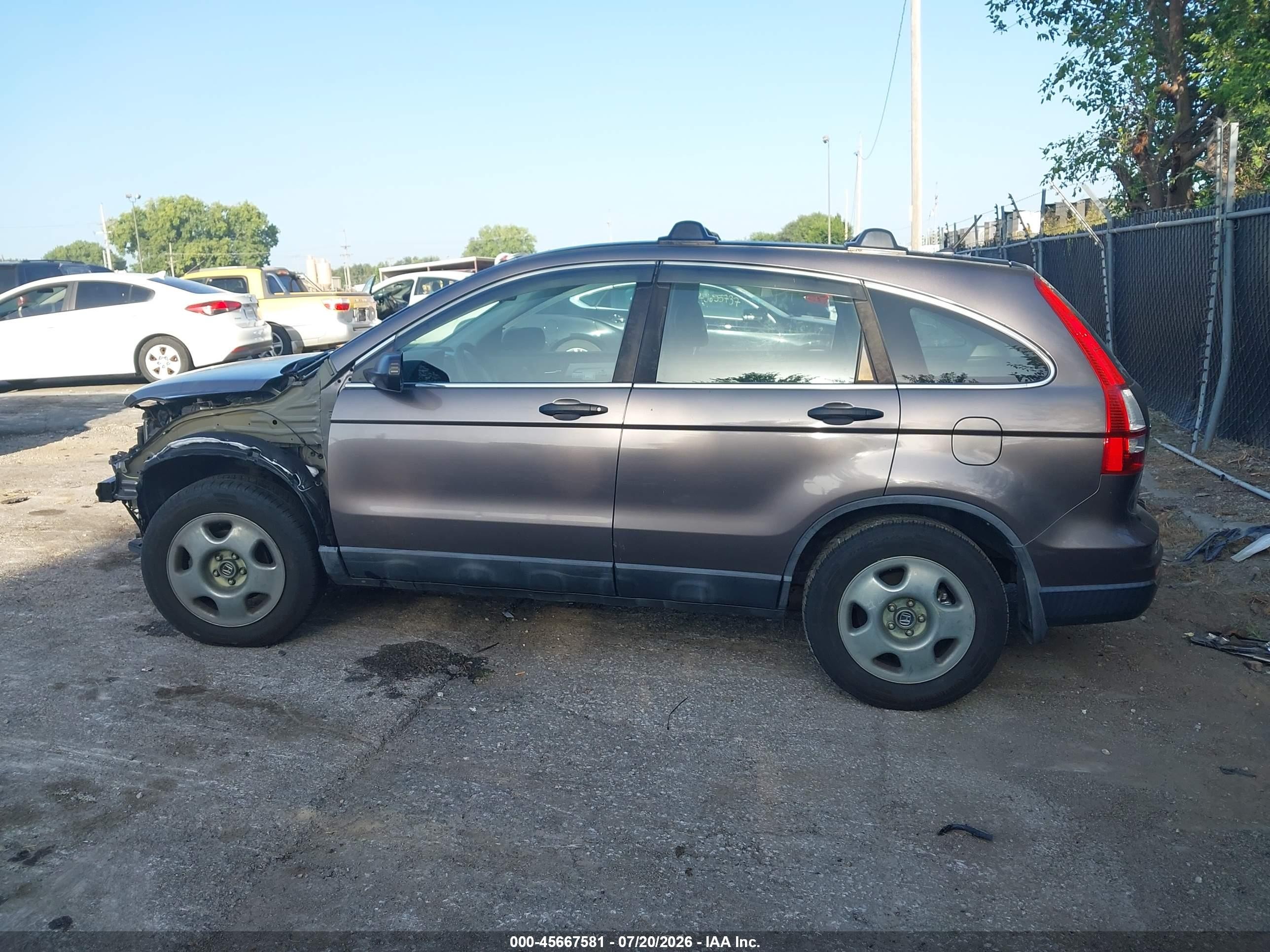 2011 Honda Cr-v Lx Silver vin: 5J6RE4H3XBL058465