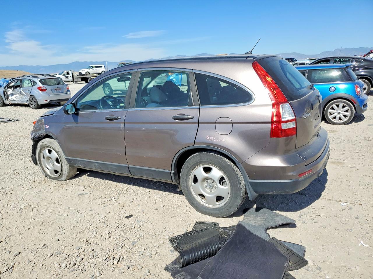 2011 Honda Cr-v Lx Brown vin: 5J6RE4H3XBL083169