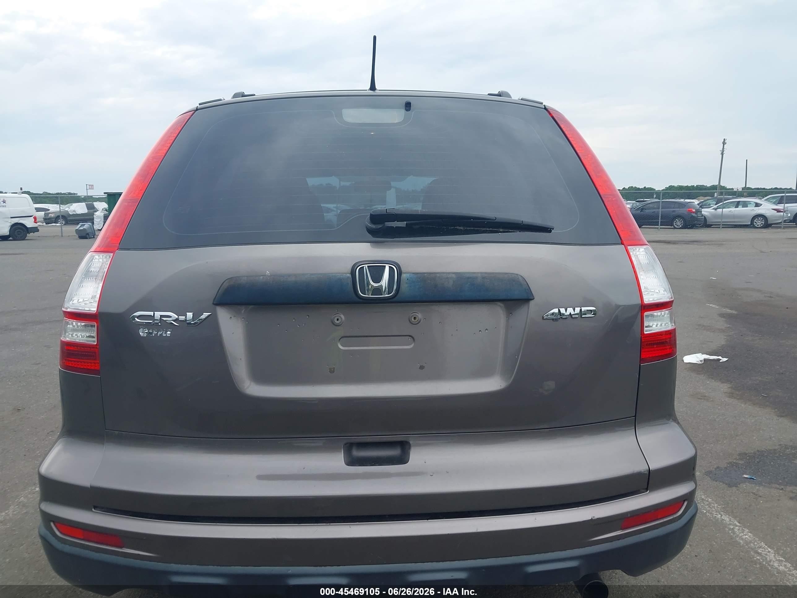 2011 Honda Cr-v Lx Gray vin: 5J6RE4H3XBL097623