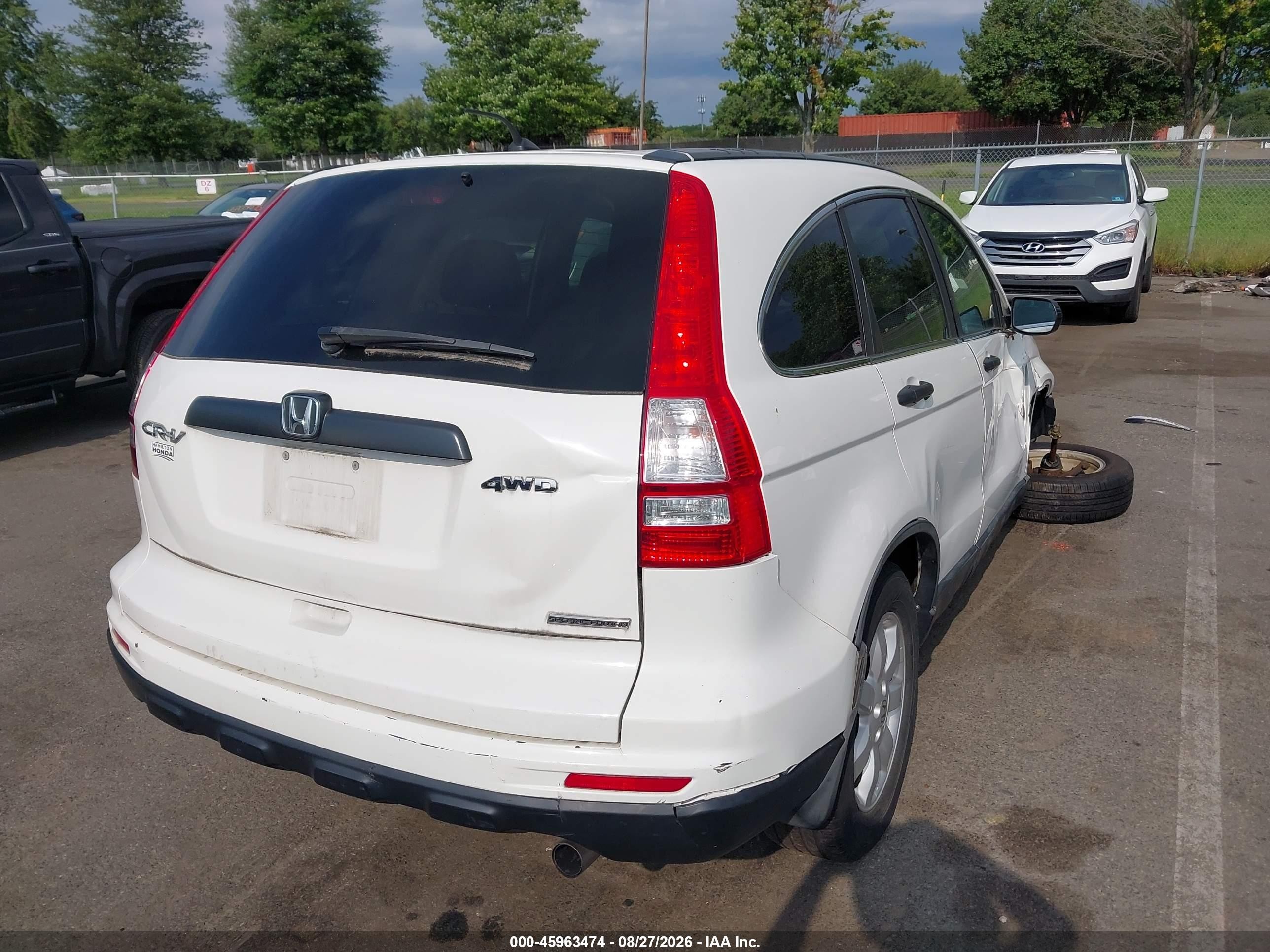 2011 Honda Cr-v Se White vin: 5J6RE4H40BL100845