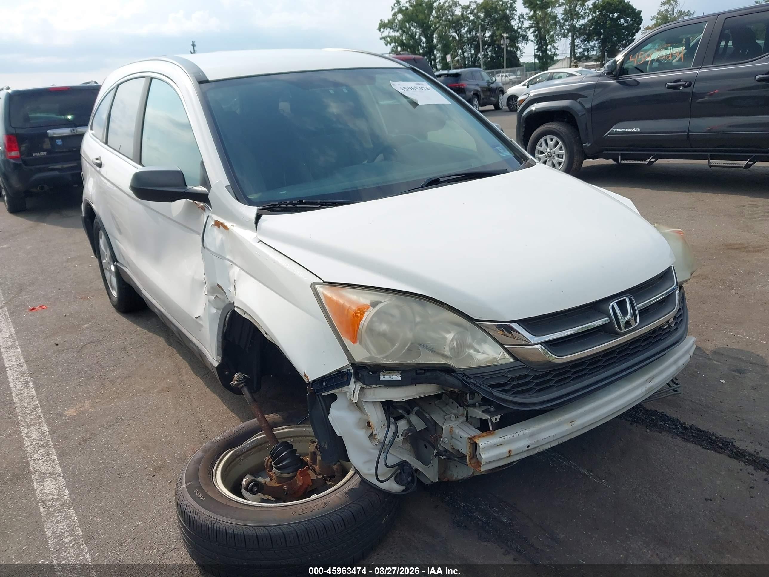 2011 Honda Cr-v Se White vin: 5J6RE4H40BL100845
