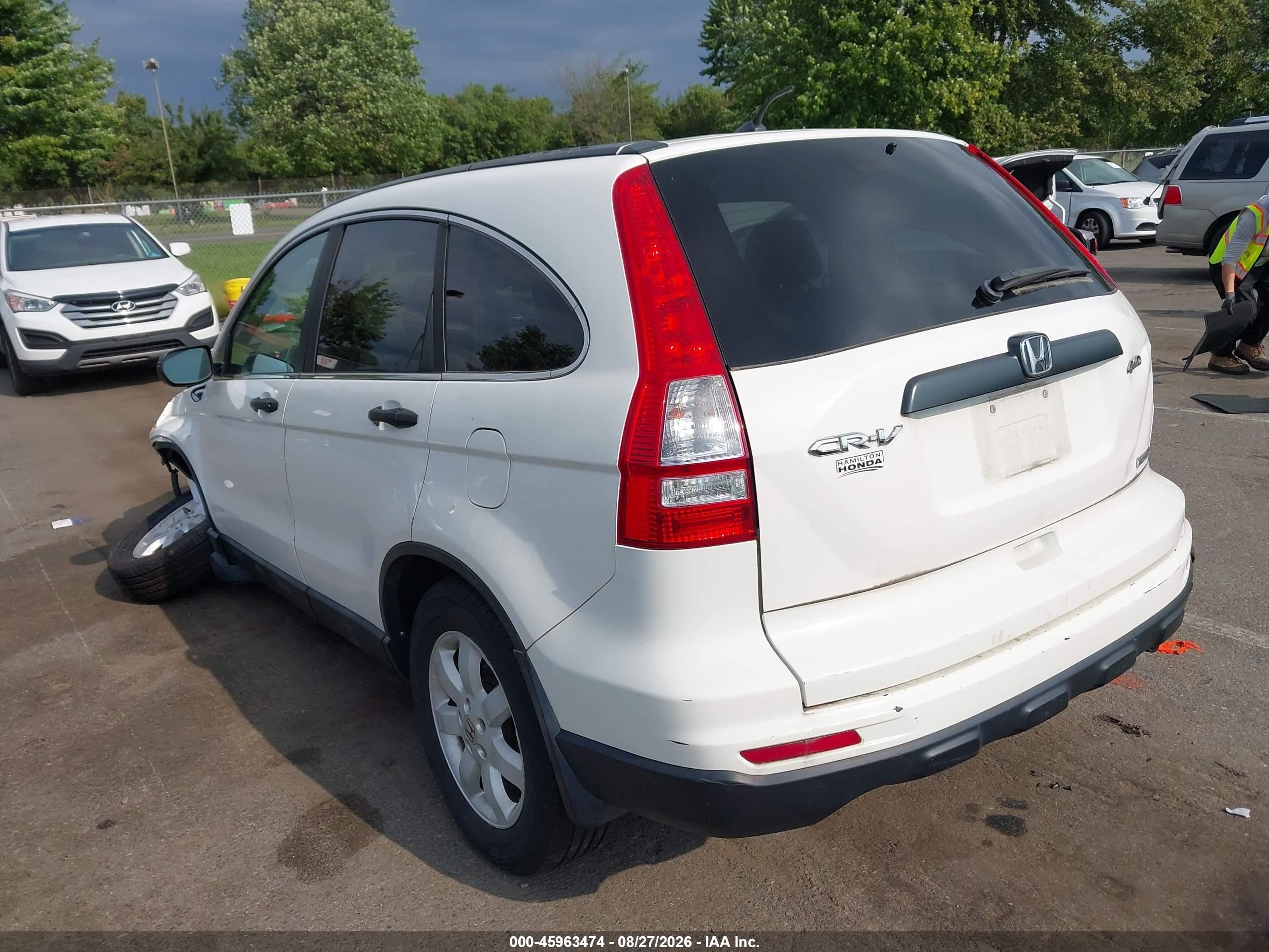 2011 Honda Cr-v Se White vin: 5J6RE4H40BL100845