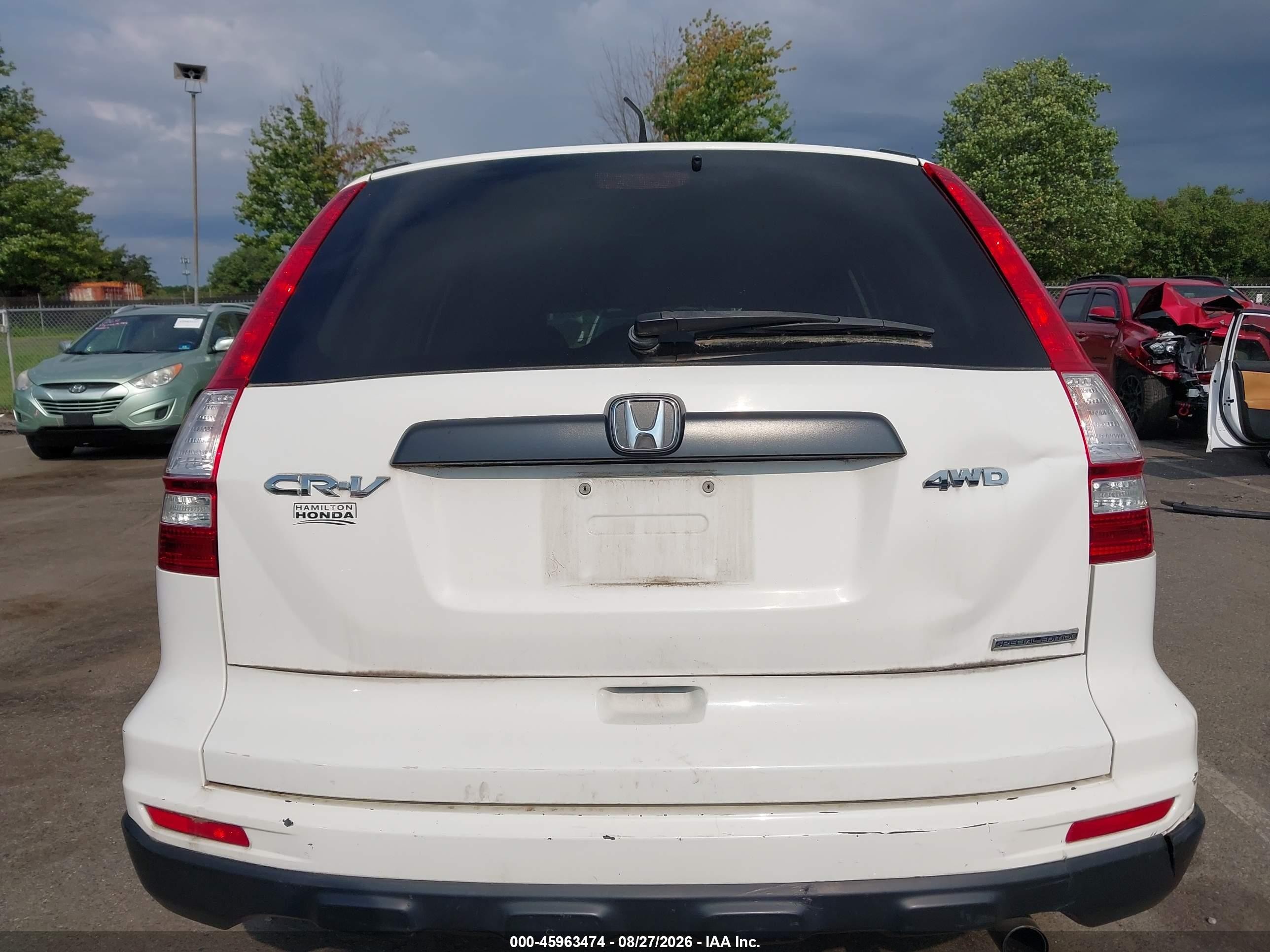 2011 Honda Cr-v Se White vin: 5J6RE4H40BL100845