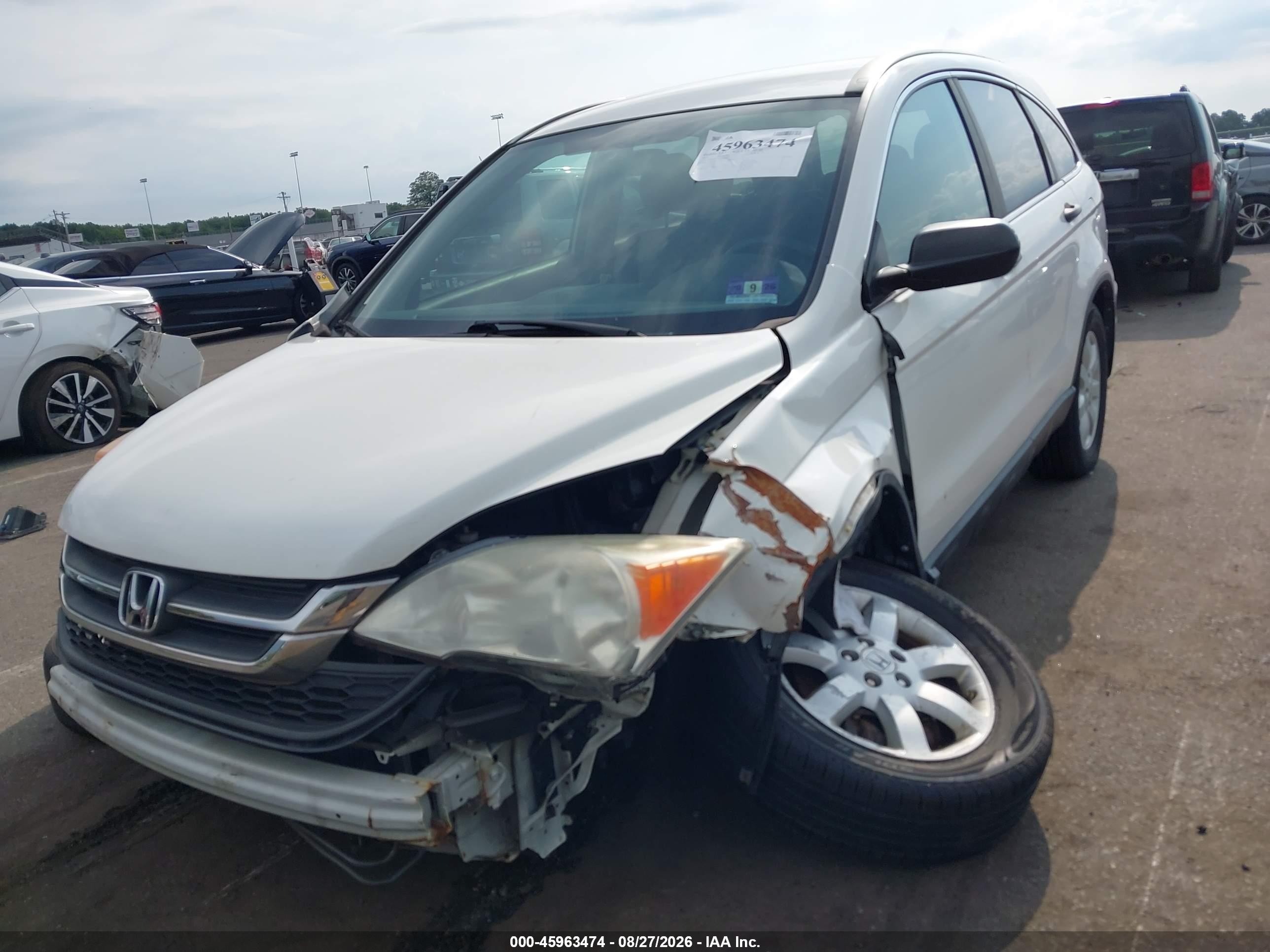 2011 Honda Cr-v Se White vin: 5J6RE4H40BL100845