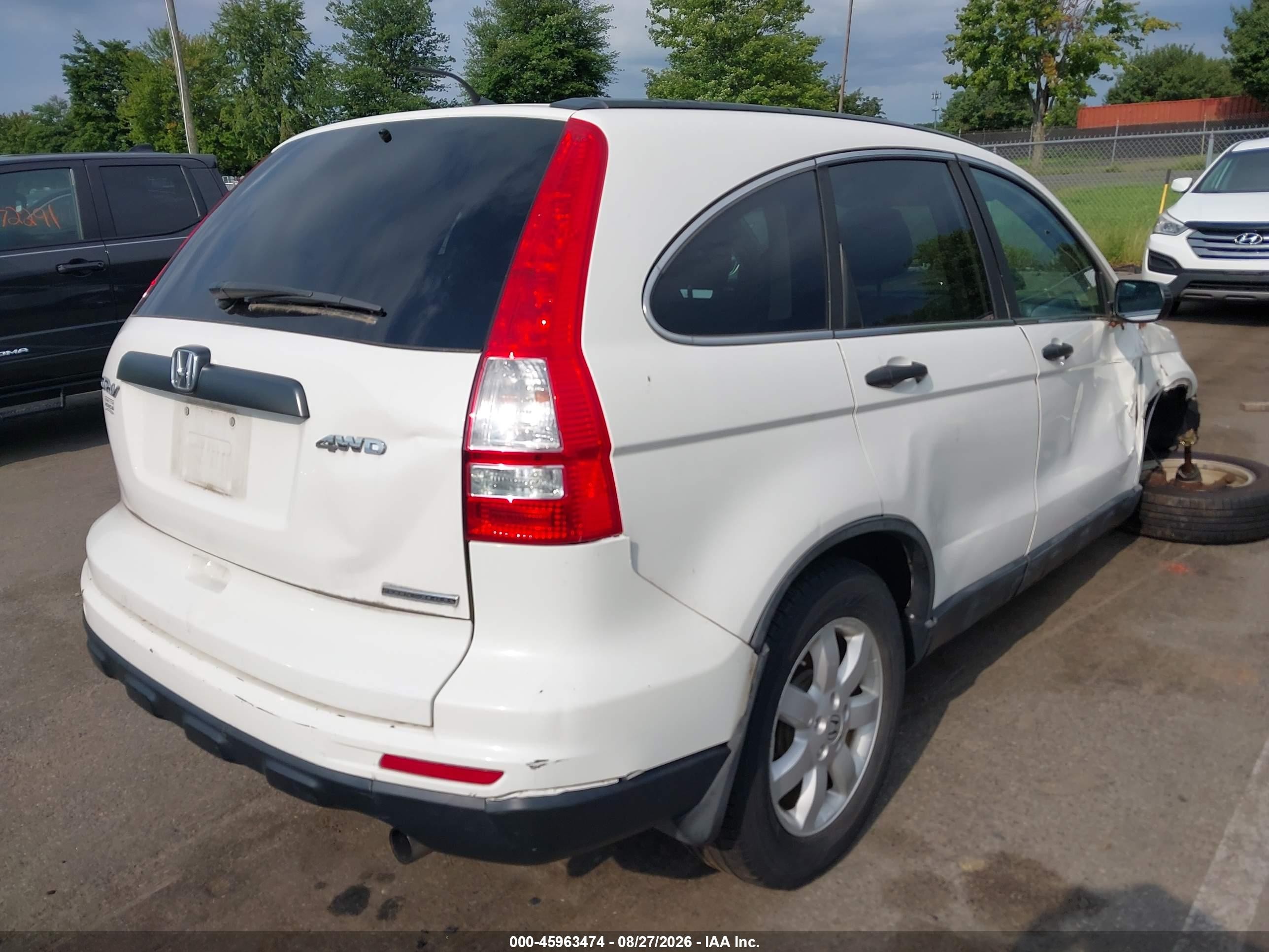 2011 Honda Cr-v Se White vin: 5J6RE4H40BL100845