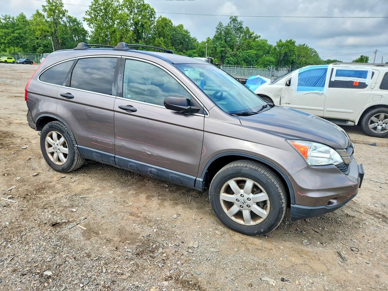 2011 Honda Cr-v Se Brown vin: 5J6RE4H40BL110520