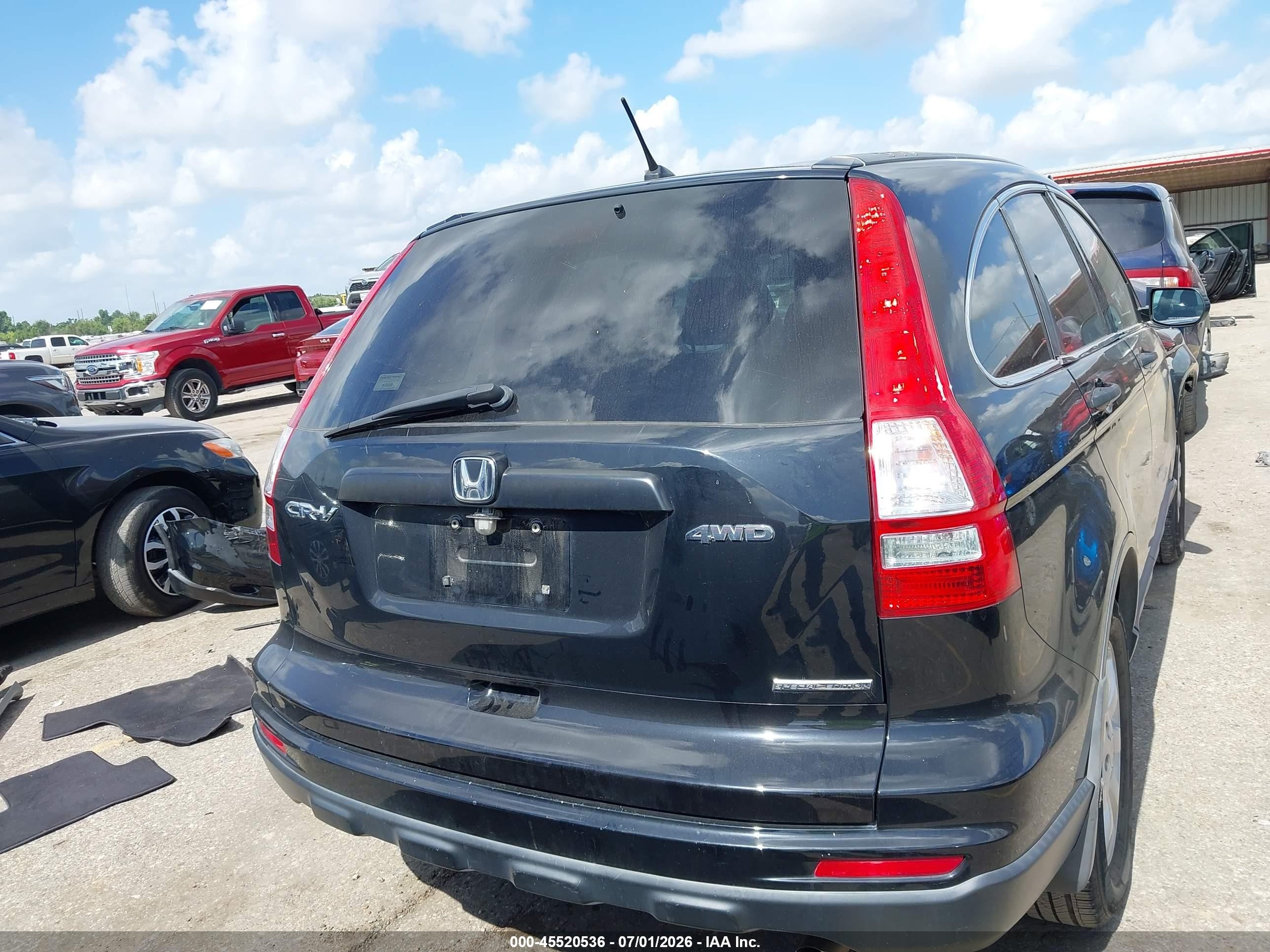 2011 Honda Cr-v Se Black vin: 5J6RE4H40BL114986