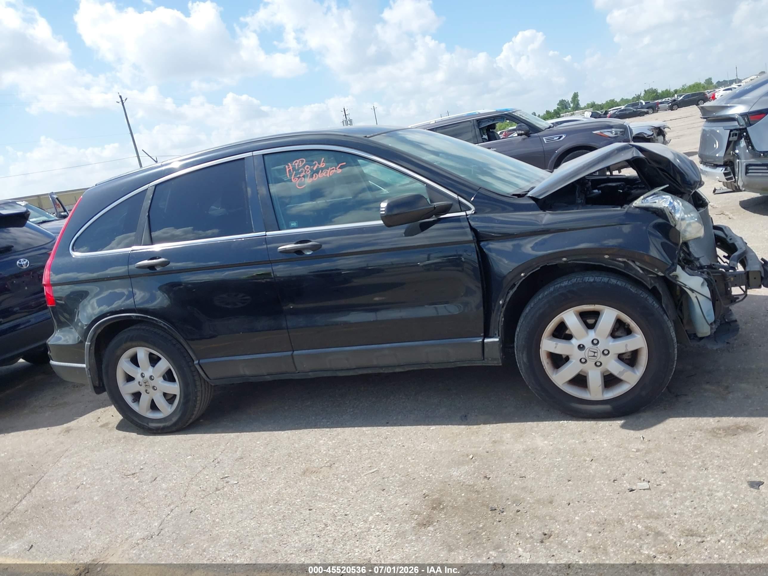 2011 Honda Cr-v Se Black vin: 5J6RE4H40BL114986