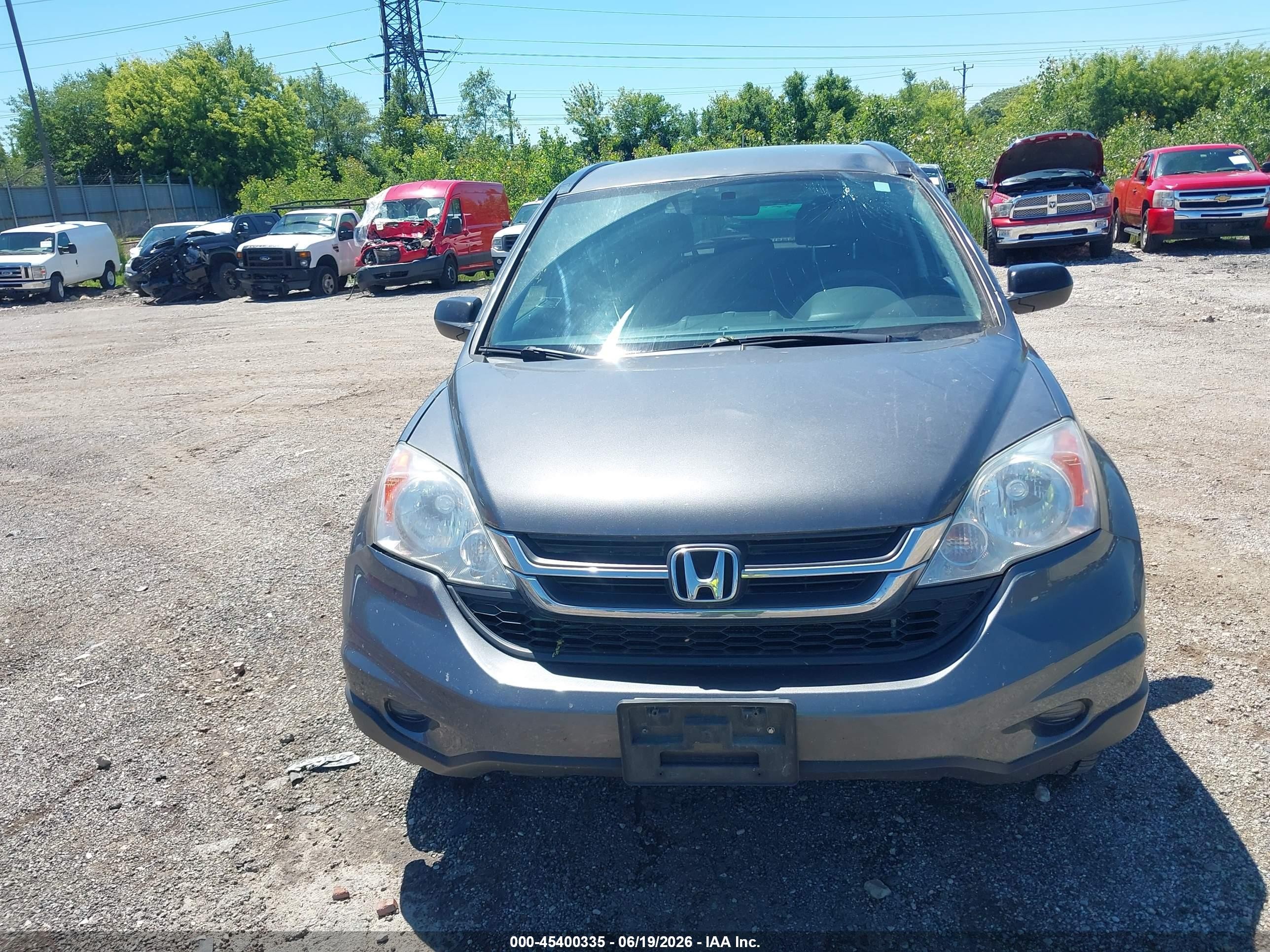 2011 Honda Cr-v Se Серый vin: 5J6RE4H41BL079326
