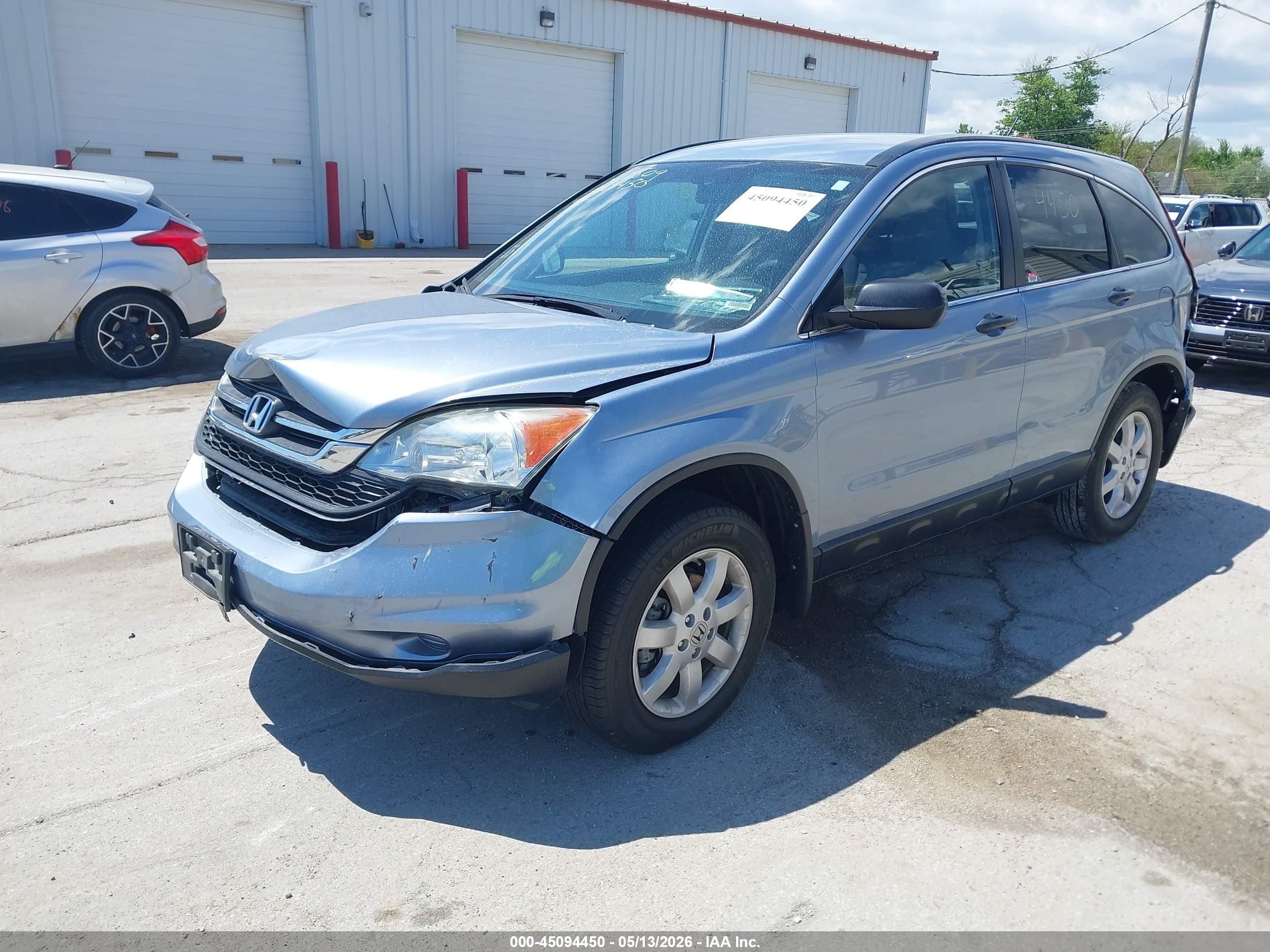2011 Honda Cr-v Se Light Blue vin: 5J6RE4H43BL012646