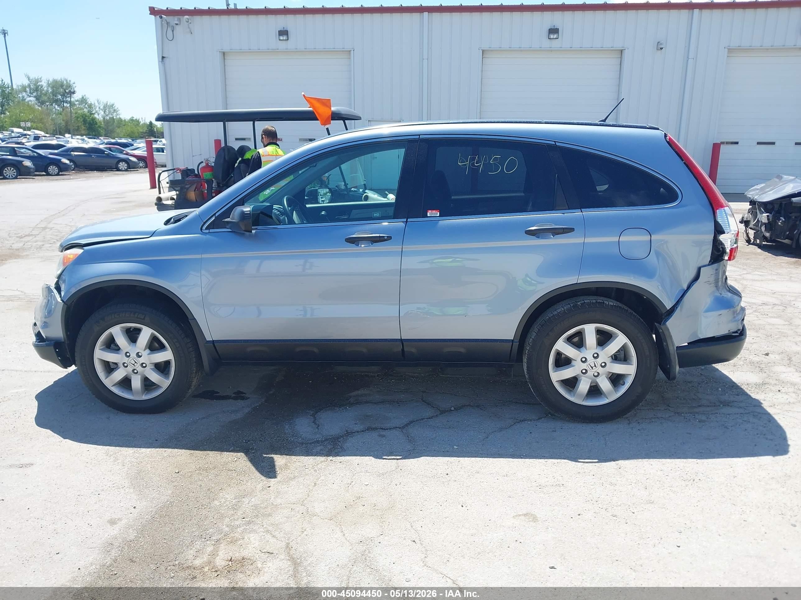 2011 Honda Cr-v Se Light Blue vin: 5J6RE4H43BL012646