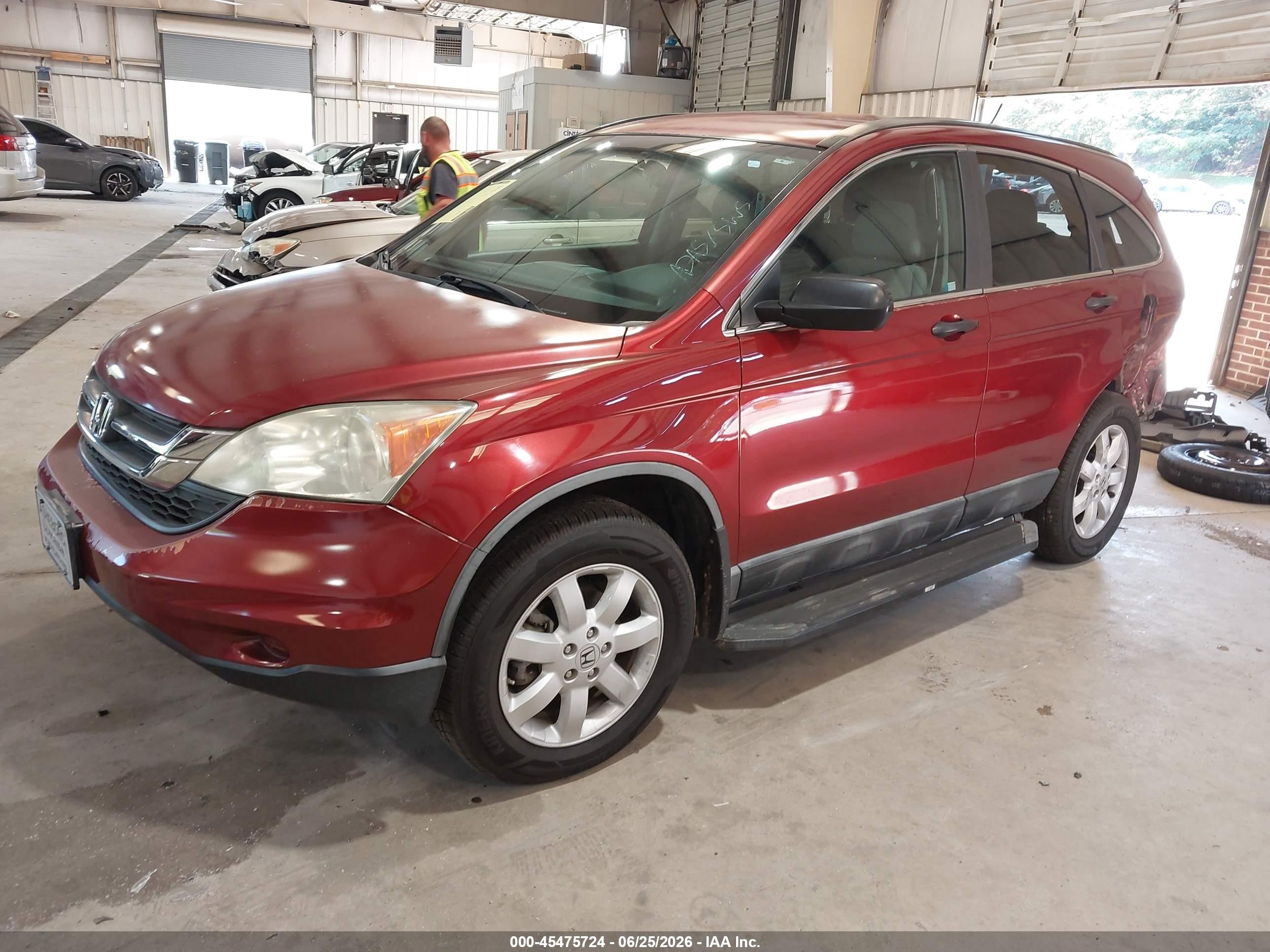 2011 Honda Cr-v Se Burgundy vin: 5J6RE4H43BL045629