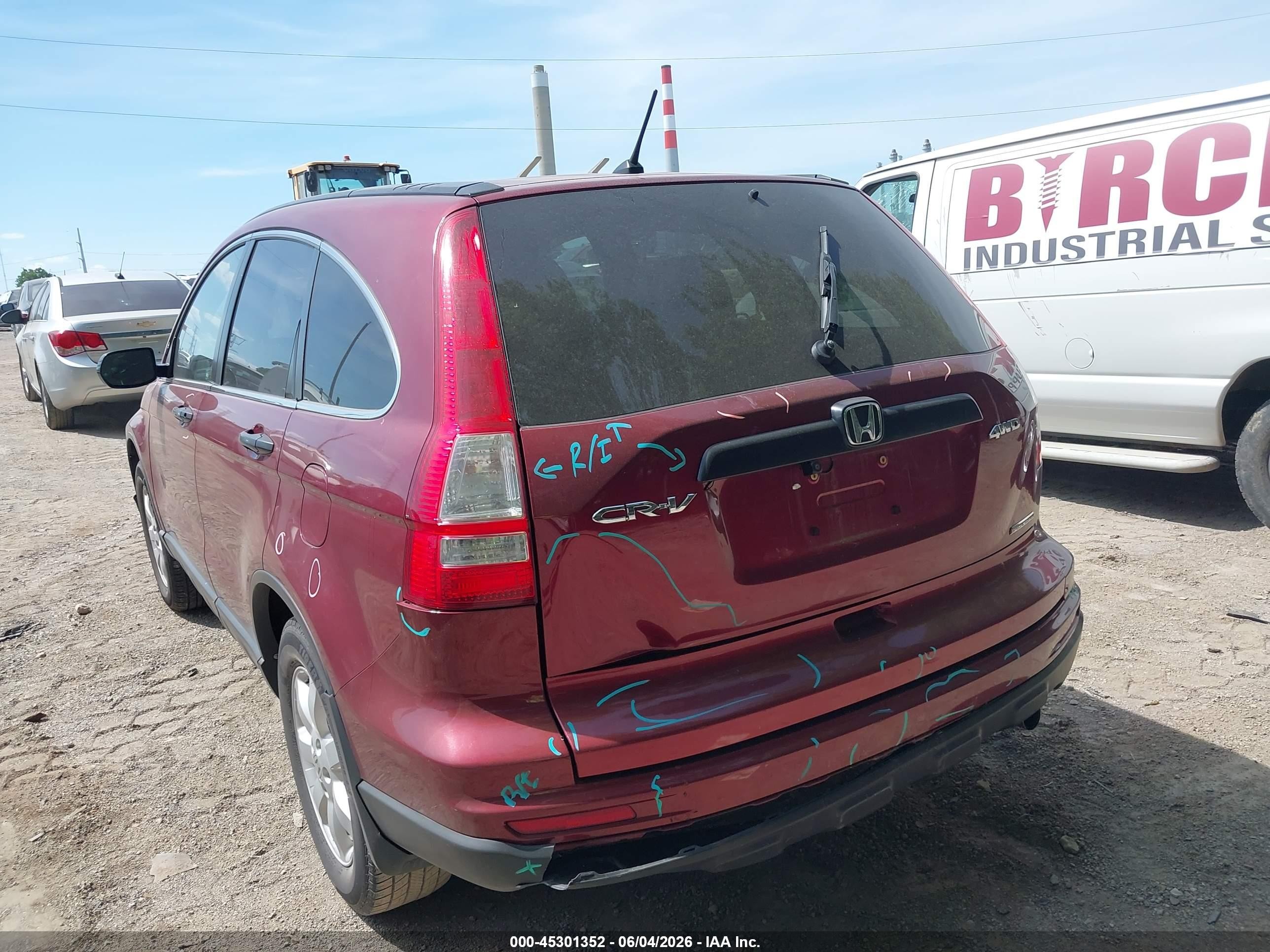 2011 Honda Cr-v Se Red vin: 5J6RE4H43BL068036
