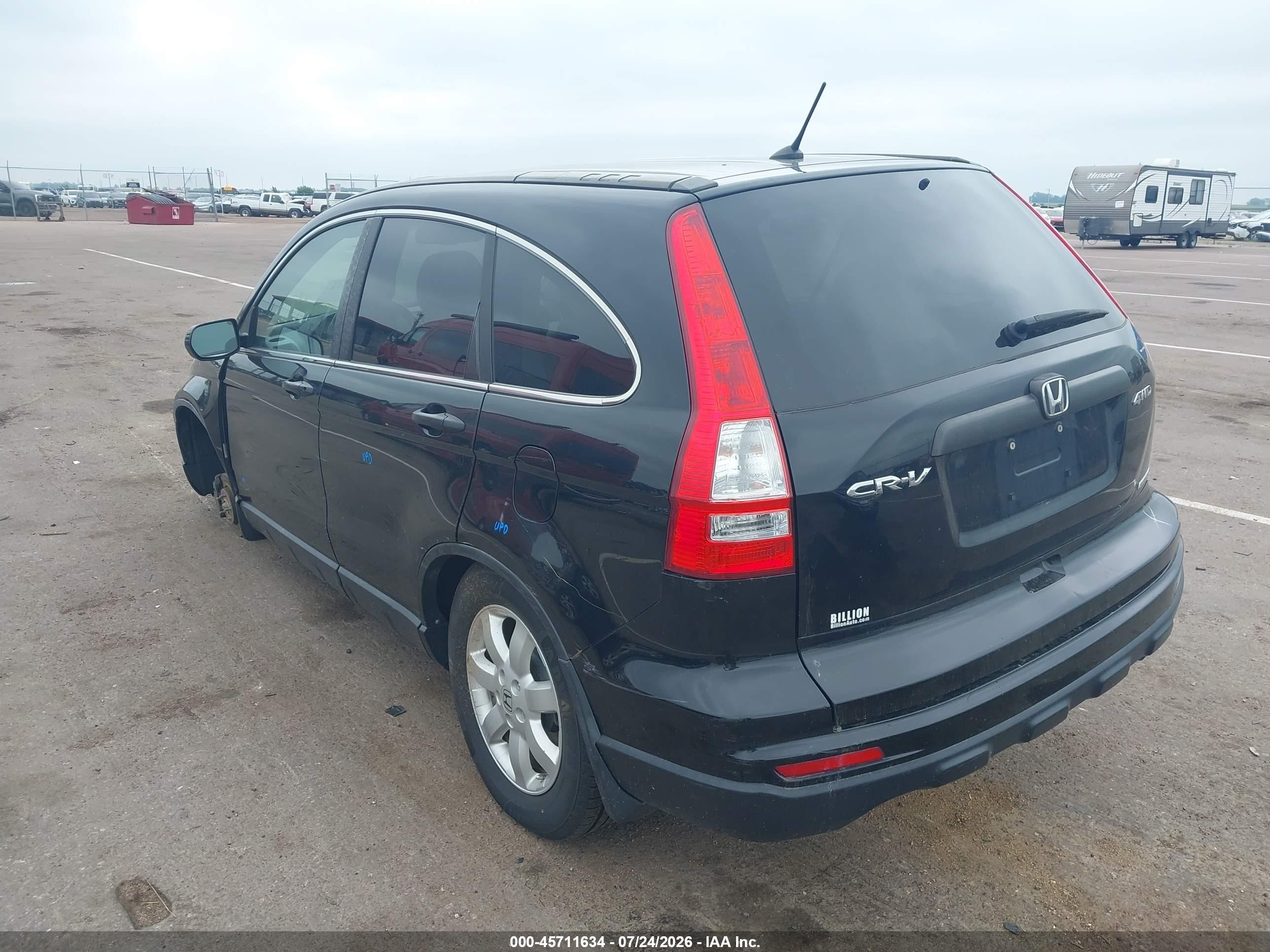 2011 Honda Cr-v Se Black vin: 5J6RE4H43BL078405