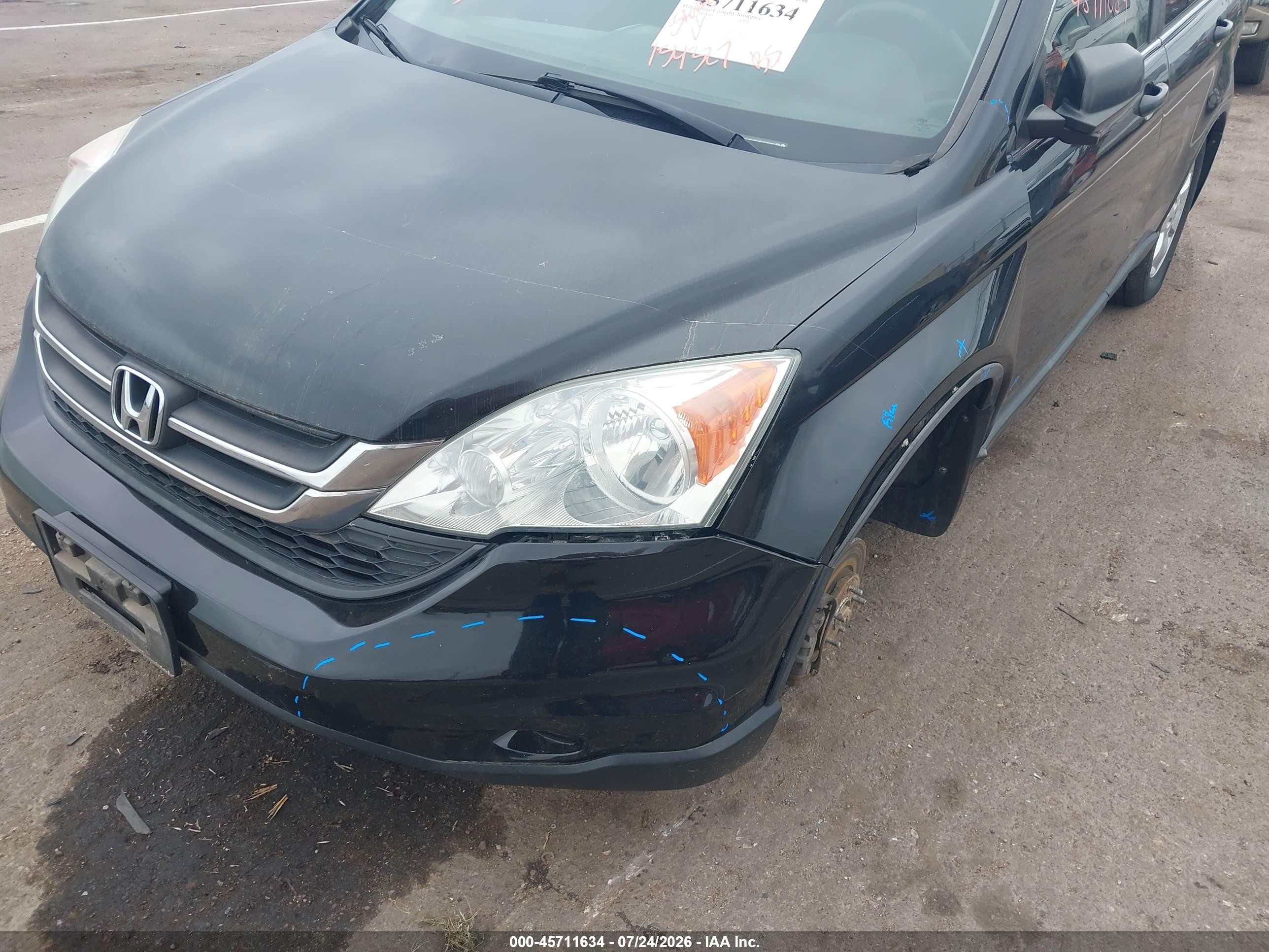 2011 Honda Cr-v Se Black vin: 5J6RE4H43BL078405