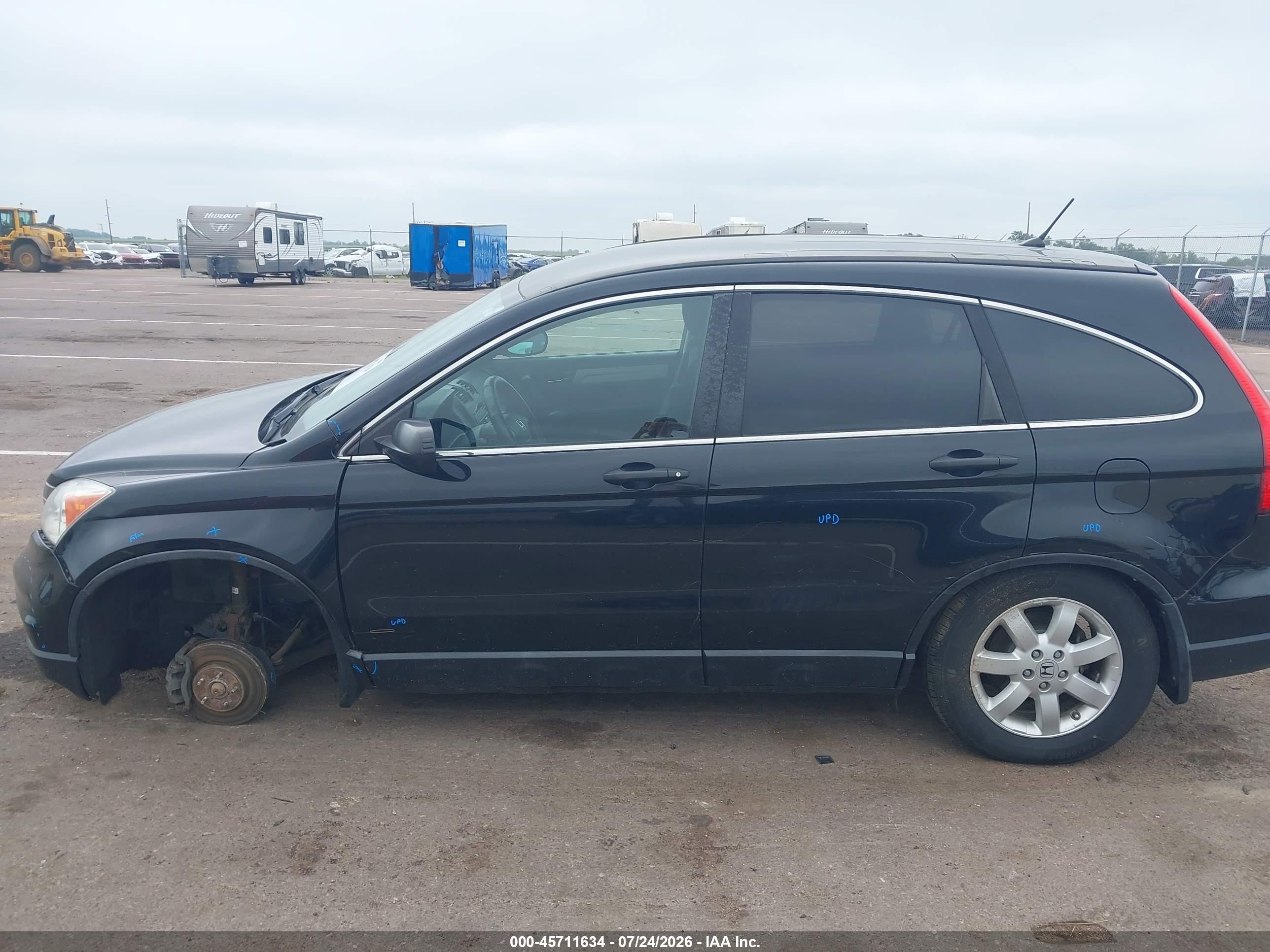 2011 Honda Cr-v Se Black vin: 5J6RE4H43BL078405