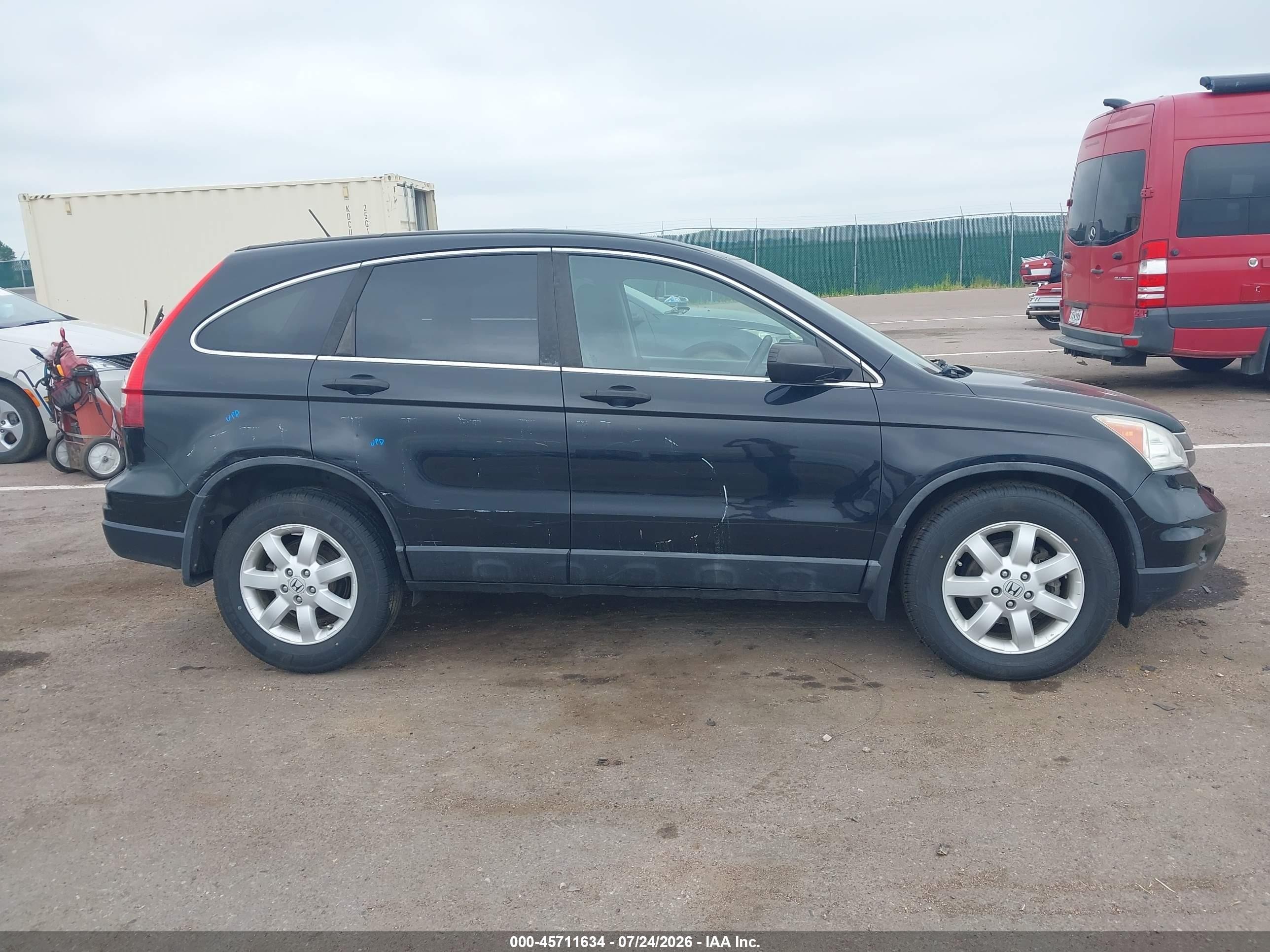 2011 Honda Cr-v Se Black vin: 5J6RE4H43BL078405