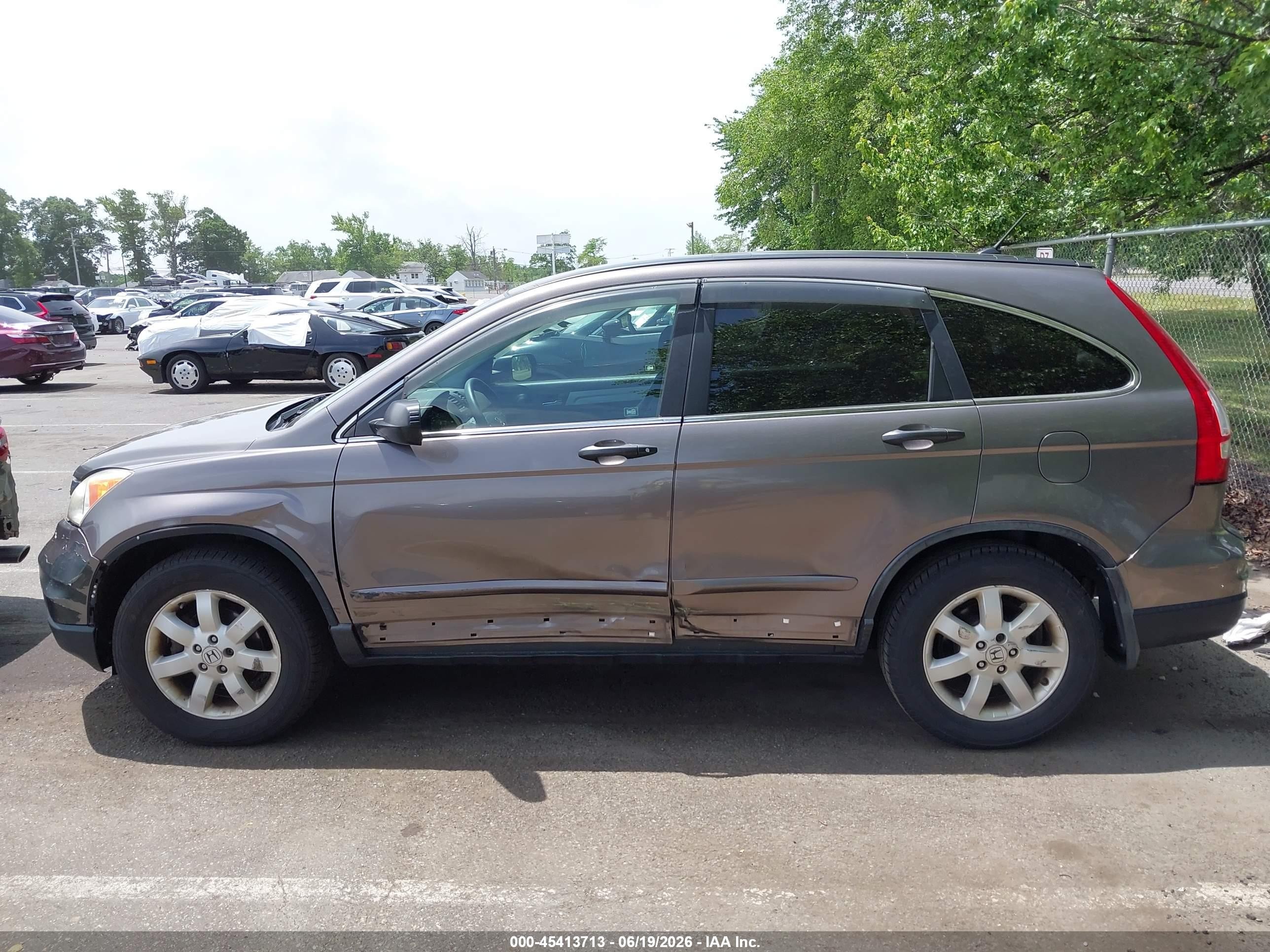 2011 Honda Cr-v Se Gray vin: 5J6RE4H43BL112004