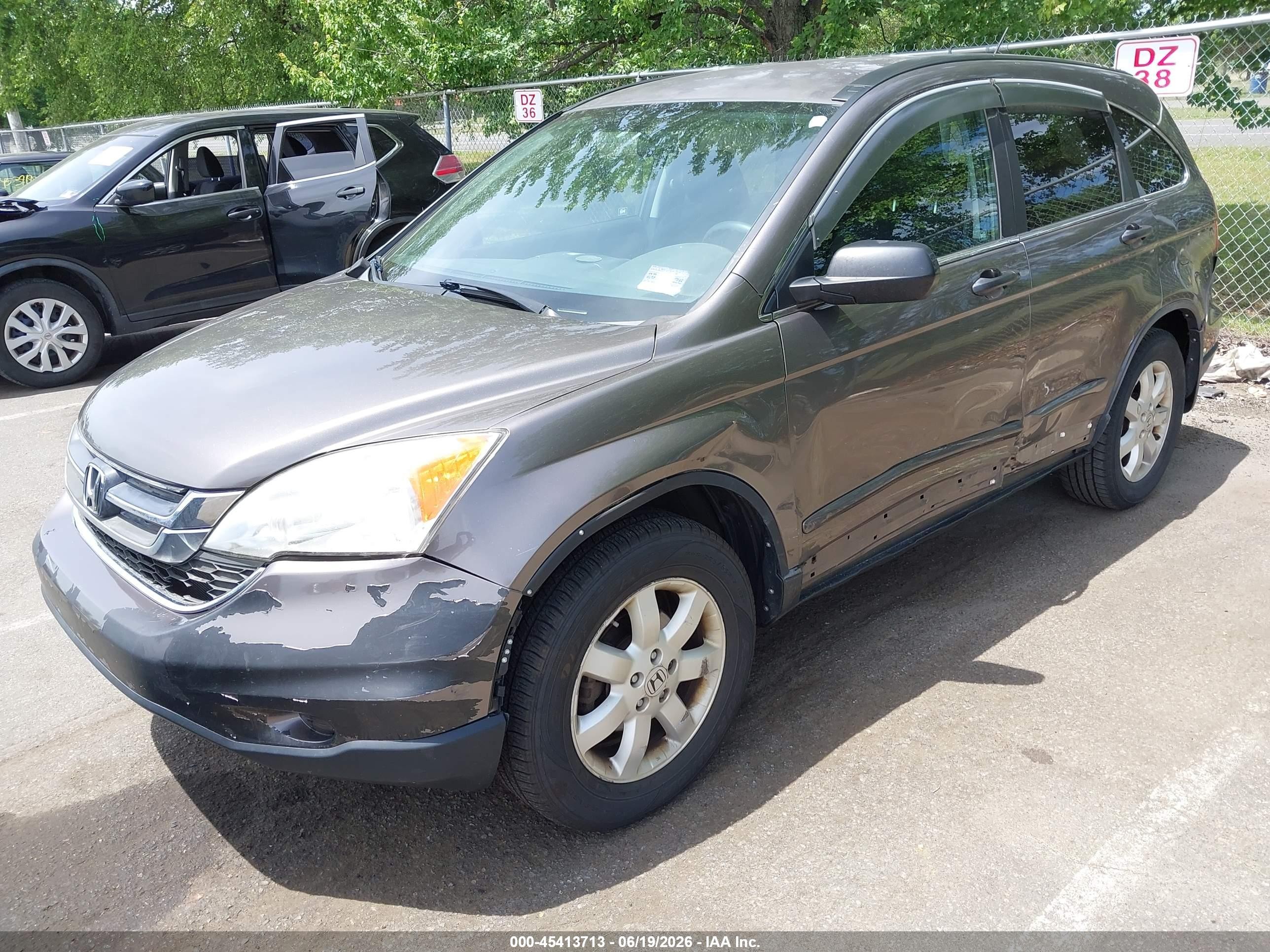 2011 Honda Cr-v Se Gray vin: 5J6RE4H43BL112004