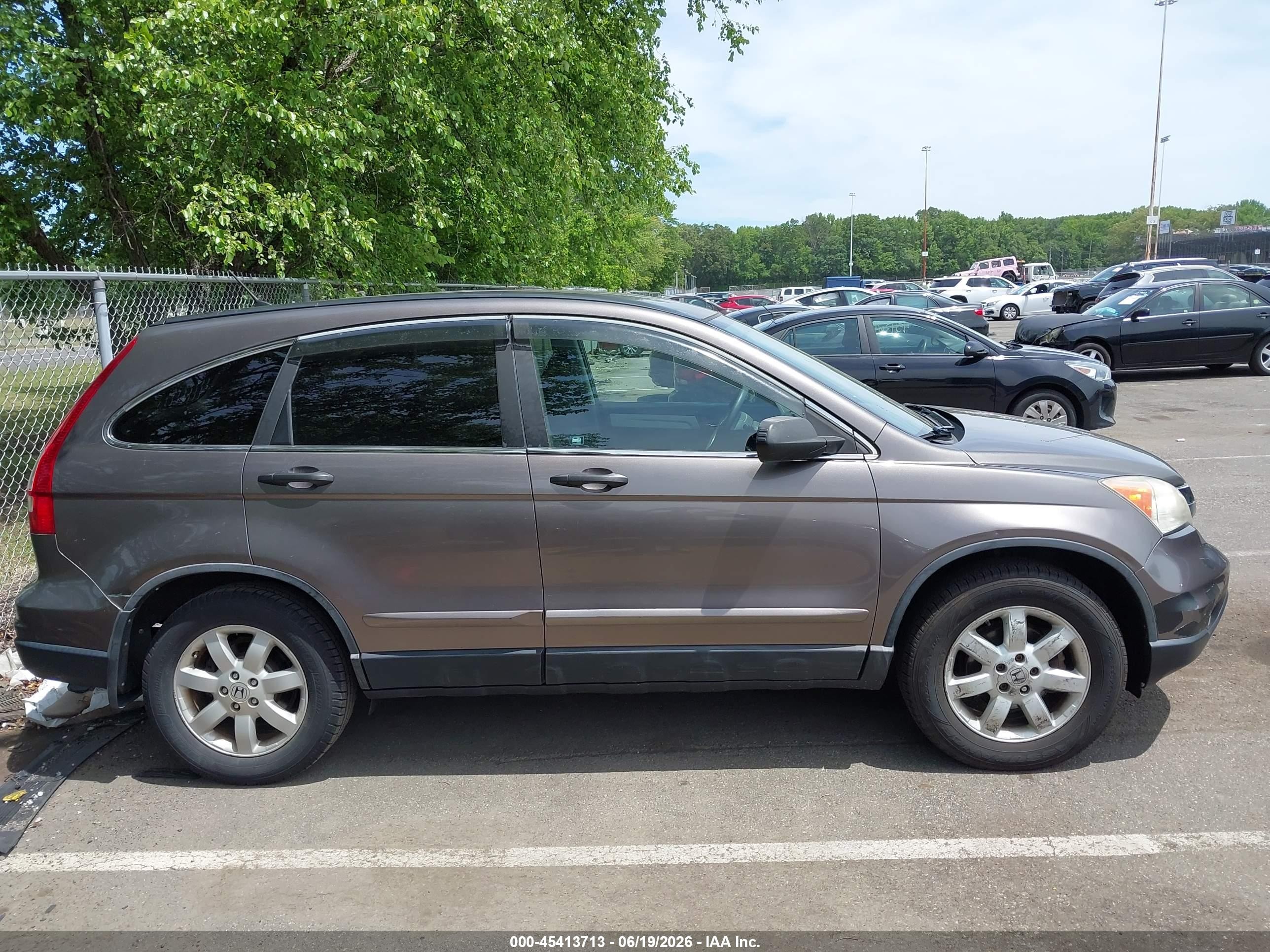 2011 Honda Cr-v Se Gray vin: 5J6RE4H43BL112004