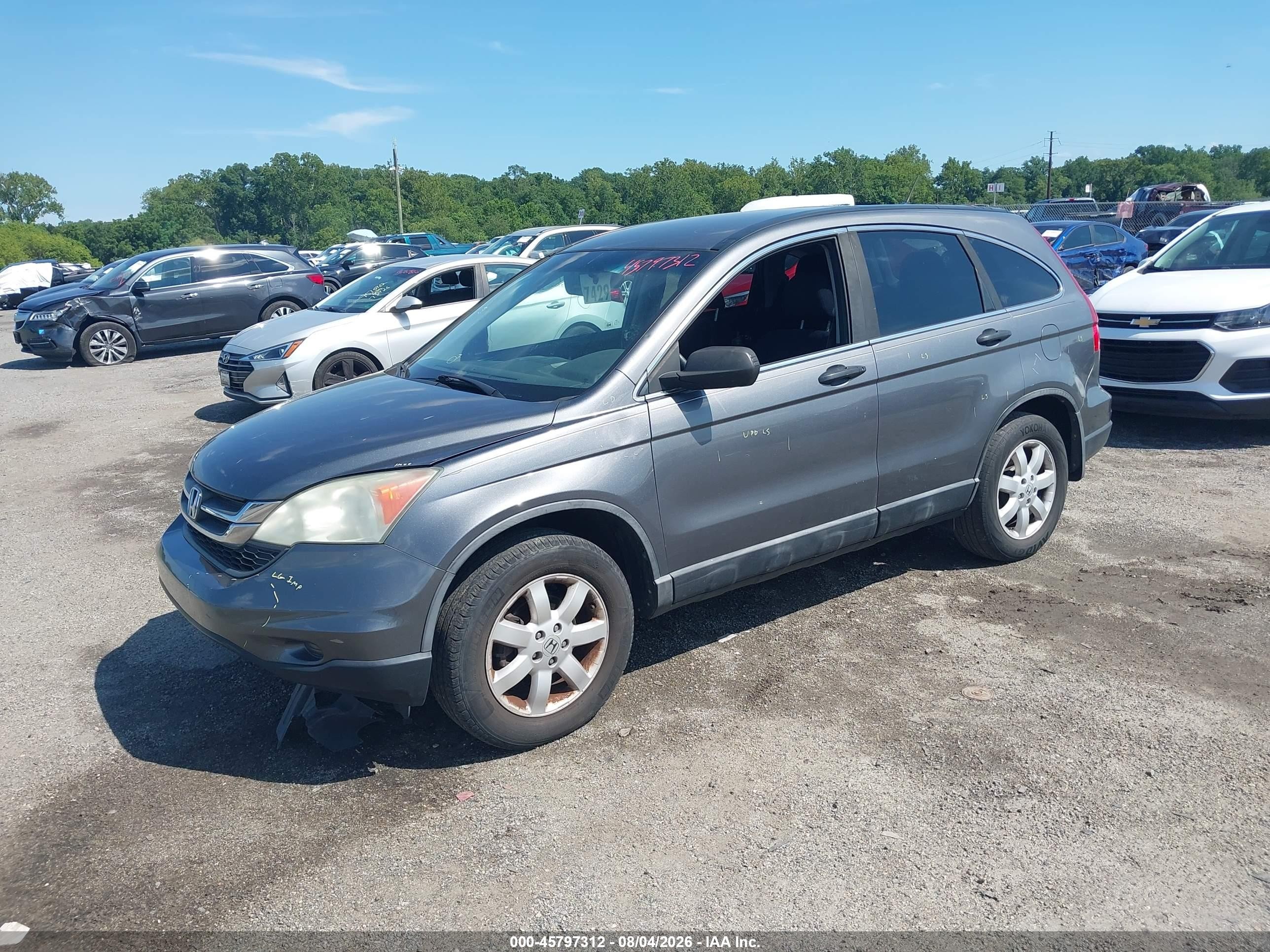 2011 Honda Cr-v Se Gray vin: 5J6RE4H44BL013739