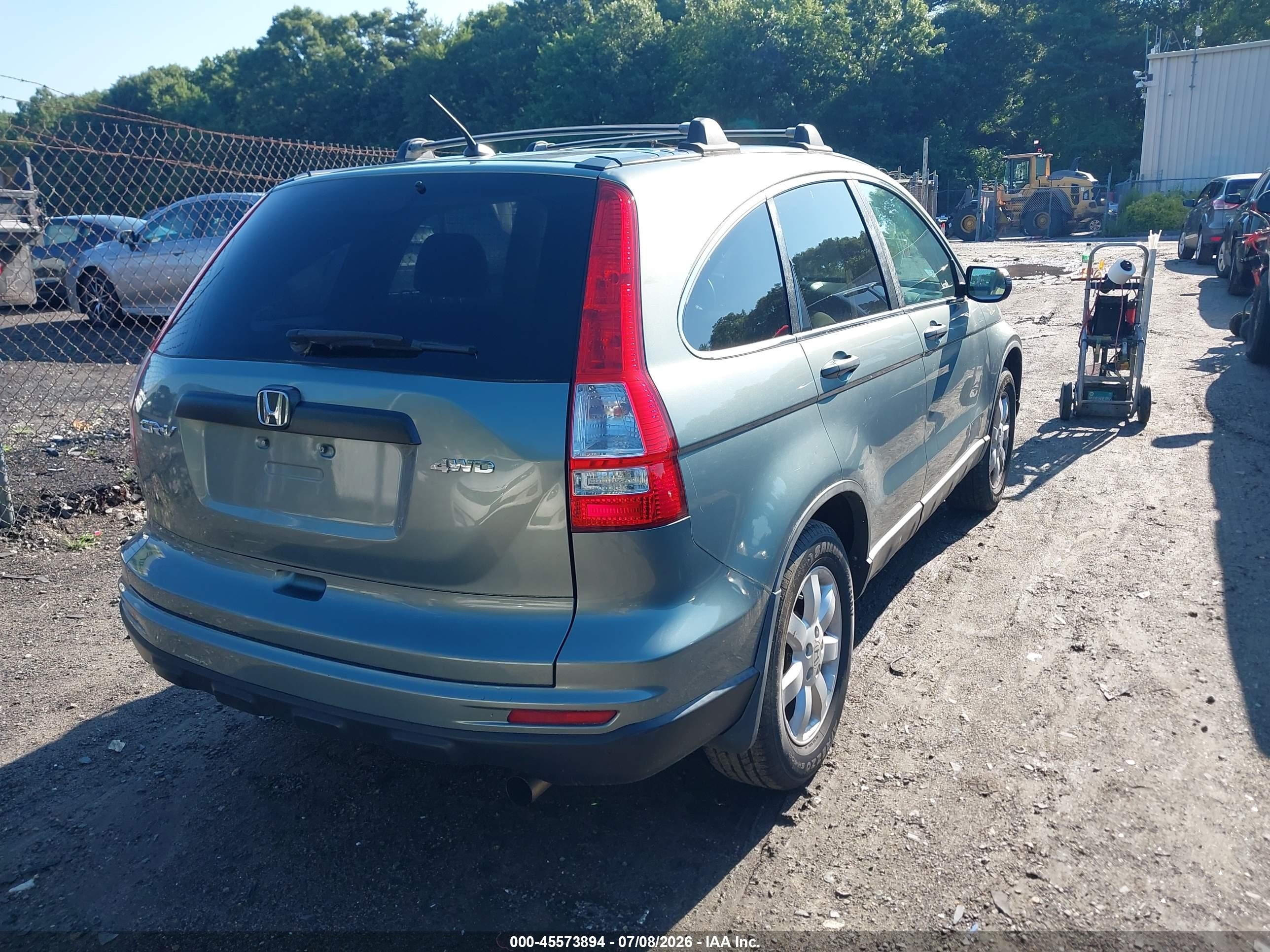 2011 Honda Cr-v Se Blue vin: 5J6RE4H45BL010008