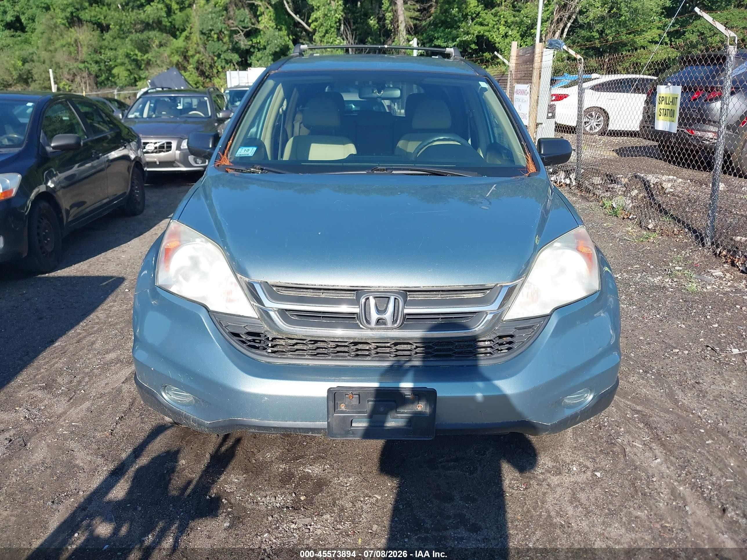 2011 Honda Cr-v Se Blue vin: 5J6RE4H45BL010008