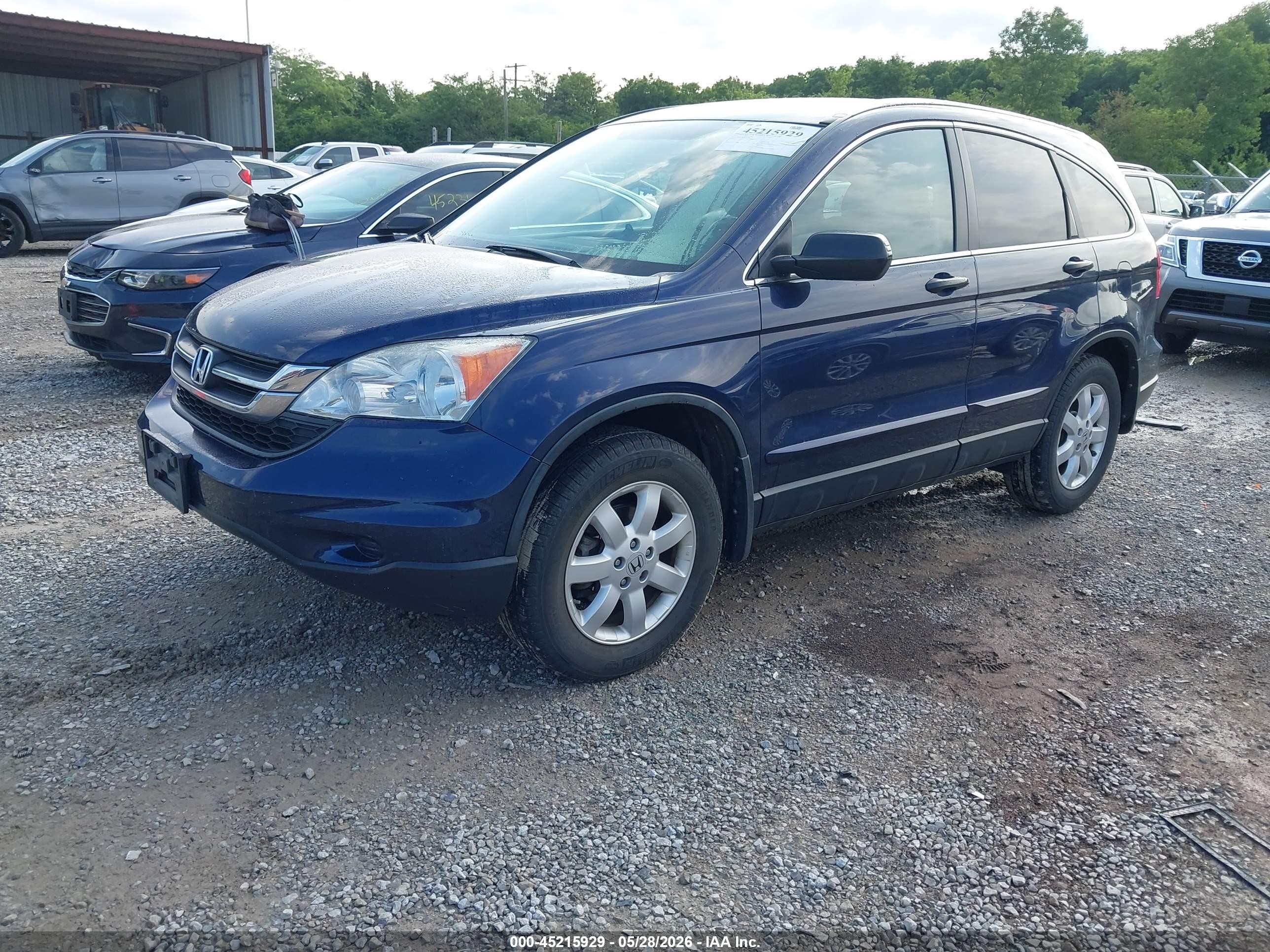 2011 Honda Cr-v Se Dark Blue vin: 5J6RE4H45BL019632